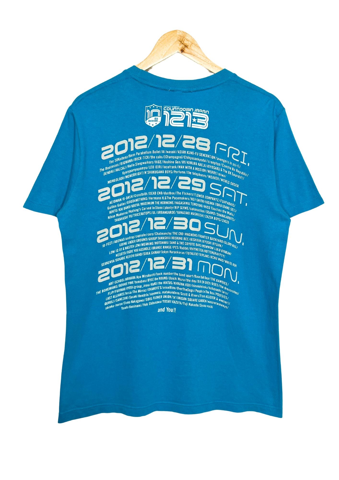 2012 Neon Genesis Evangelion x Rockin'on 2013 Countdown Japan Festival T-shirt