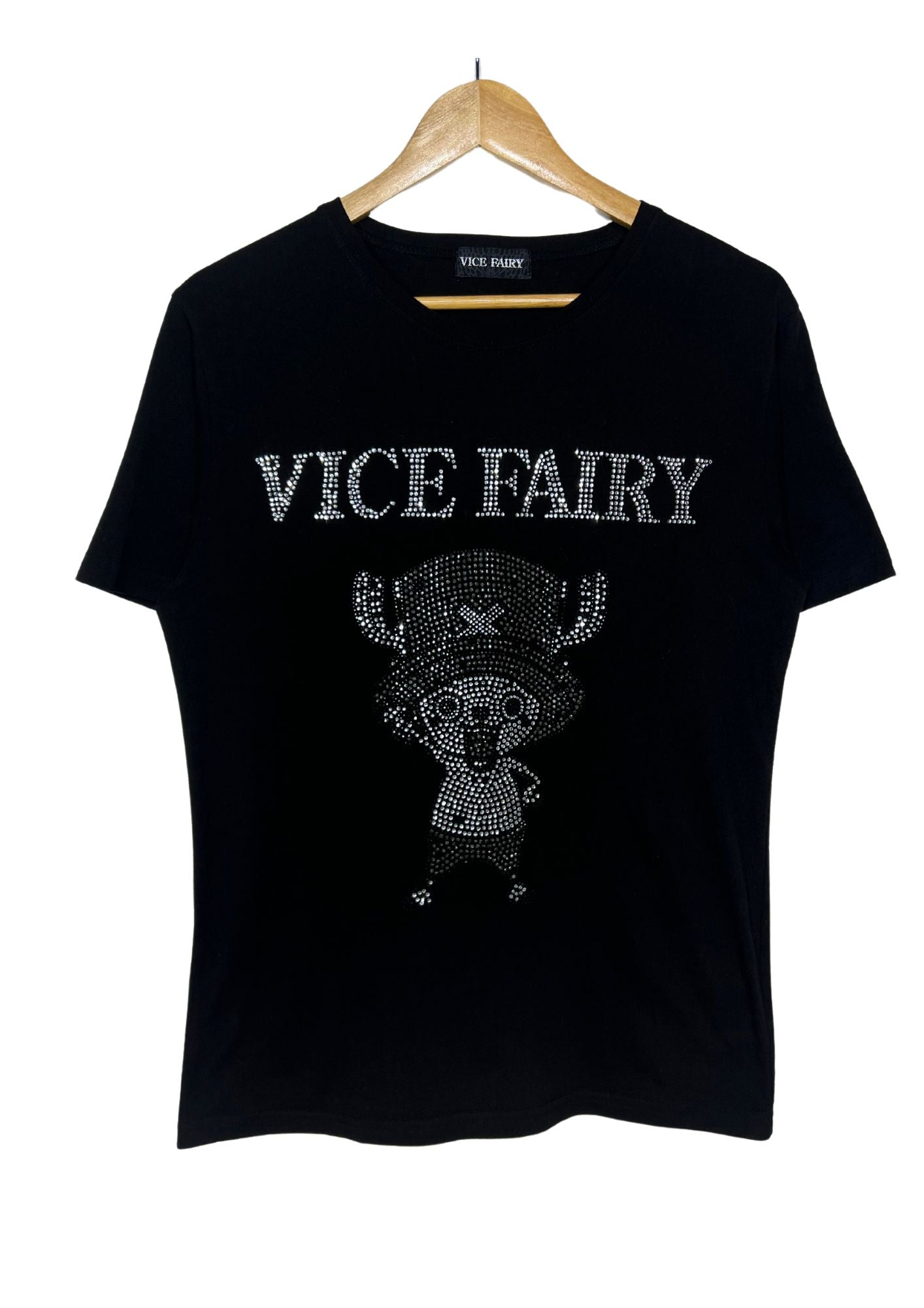 2010 One Piece x VICE FAIRY Rhinestones Chopper T-shirt