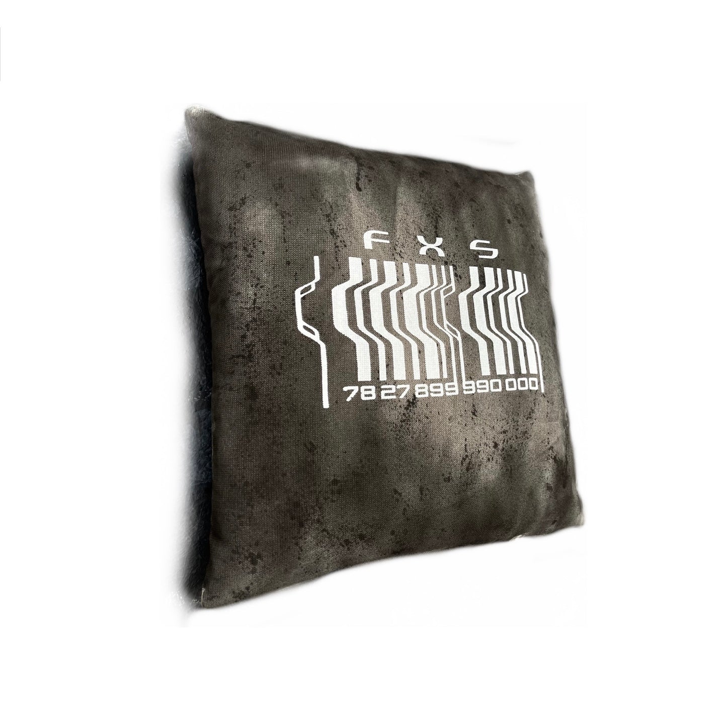 FORMULA-7 MOON BASE FXS WARPED BARCODE CUSHION