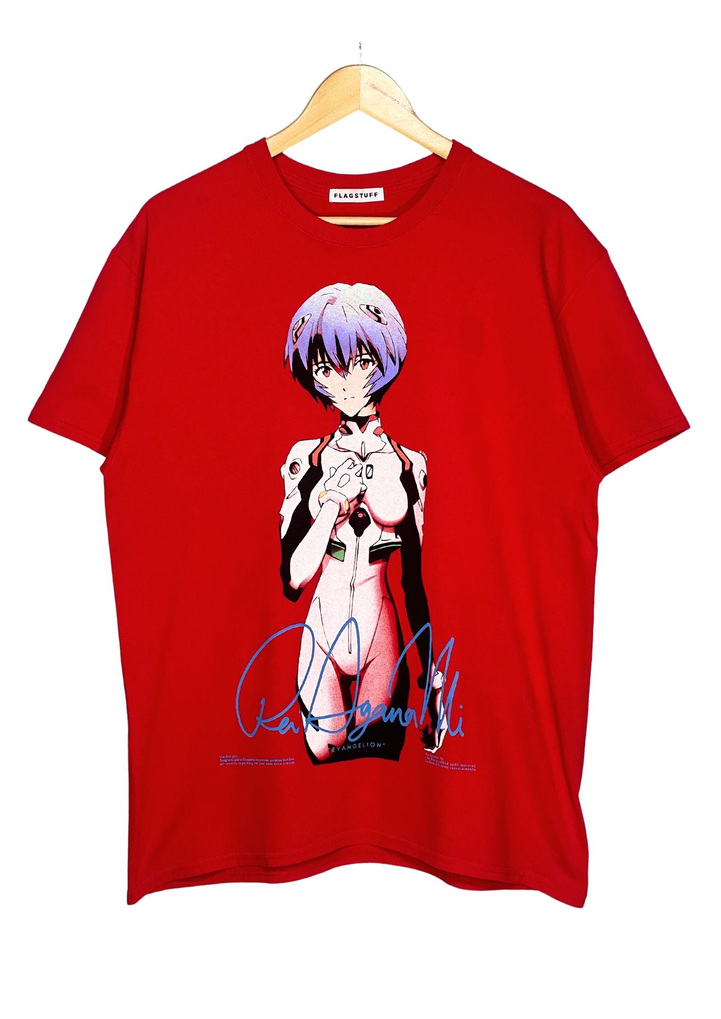 2020 Neon Genesis Evangelion x FLAGSTUFF Rei Ayanami T-shirt