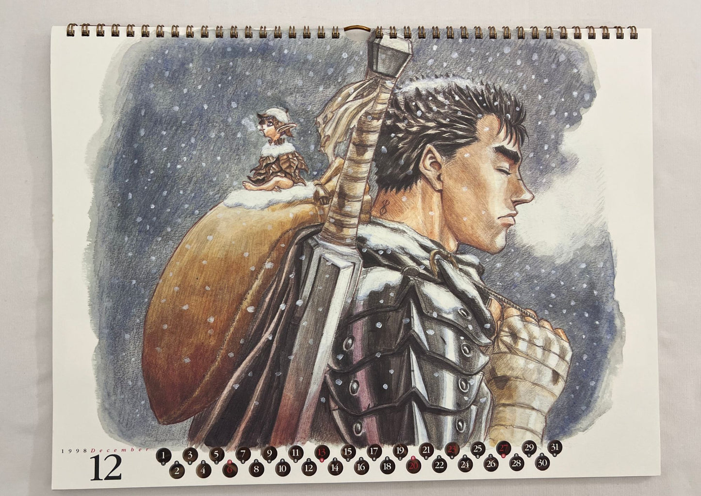 Berserk 1998 Calendar Kentaro Miura