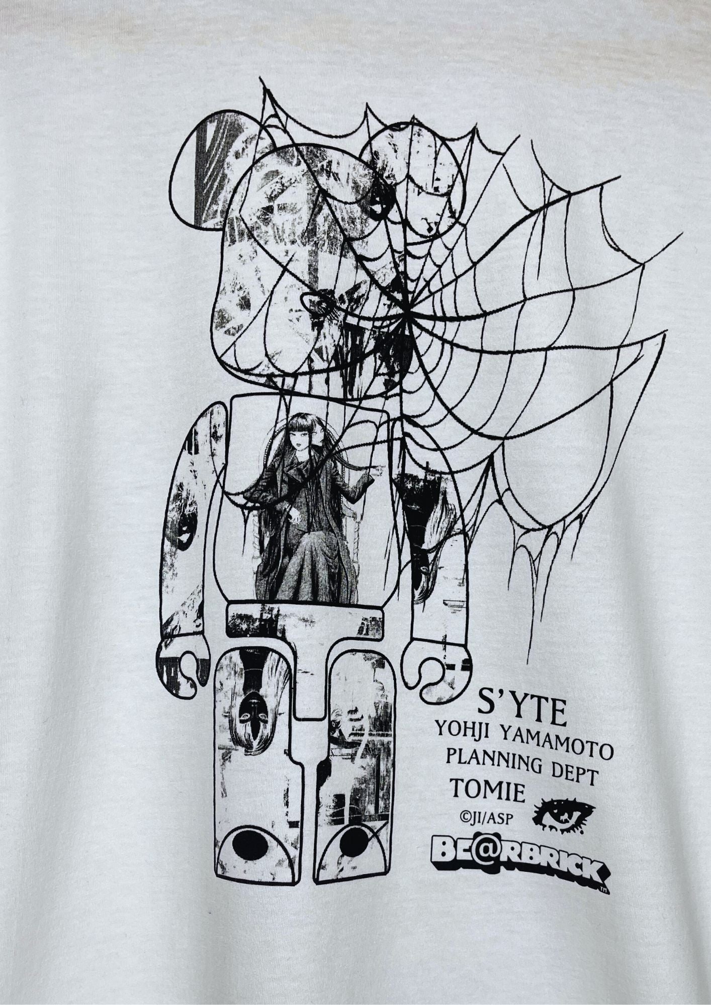 Junji Ito x S'YTE Yohji Yamamoto x Be@rbrick Tomie T-shirt