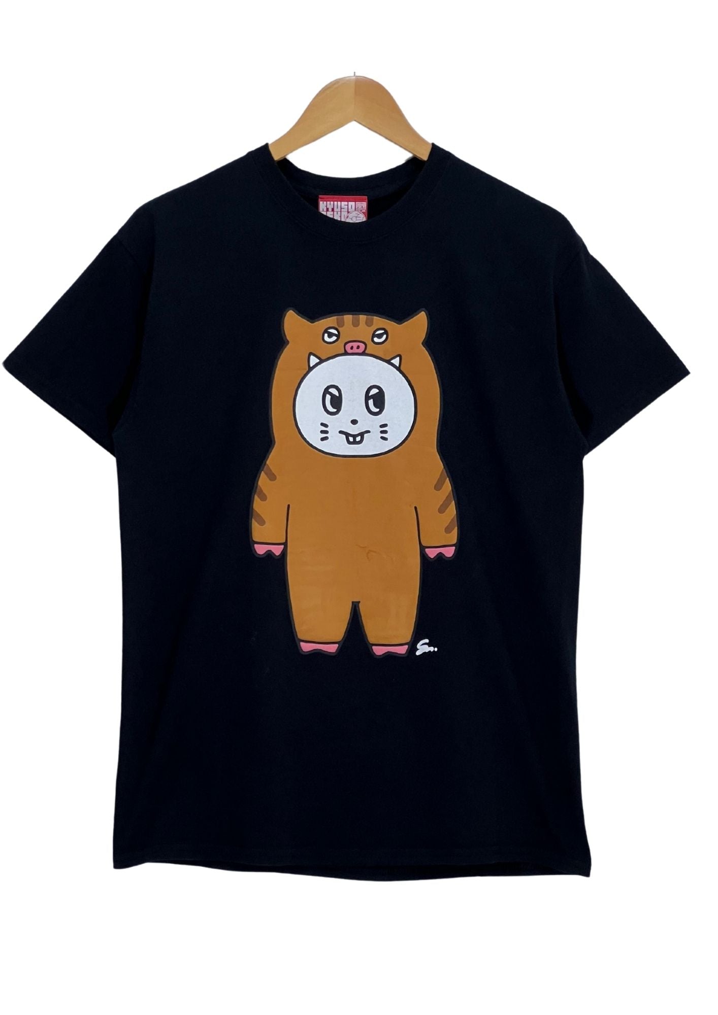 2019 KYUSO NEKOKAMI 'Mouse in Inoshishi Costume' Japanese Band T-shirt (M)