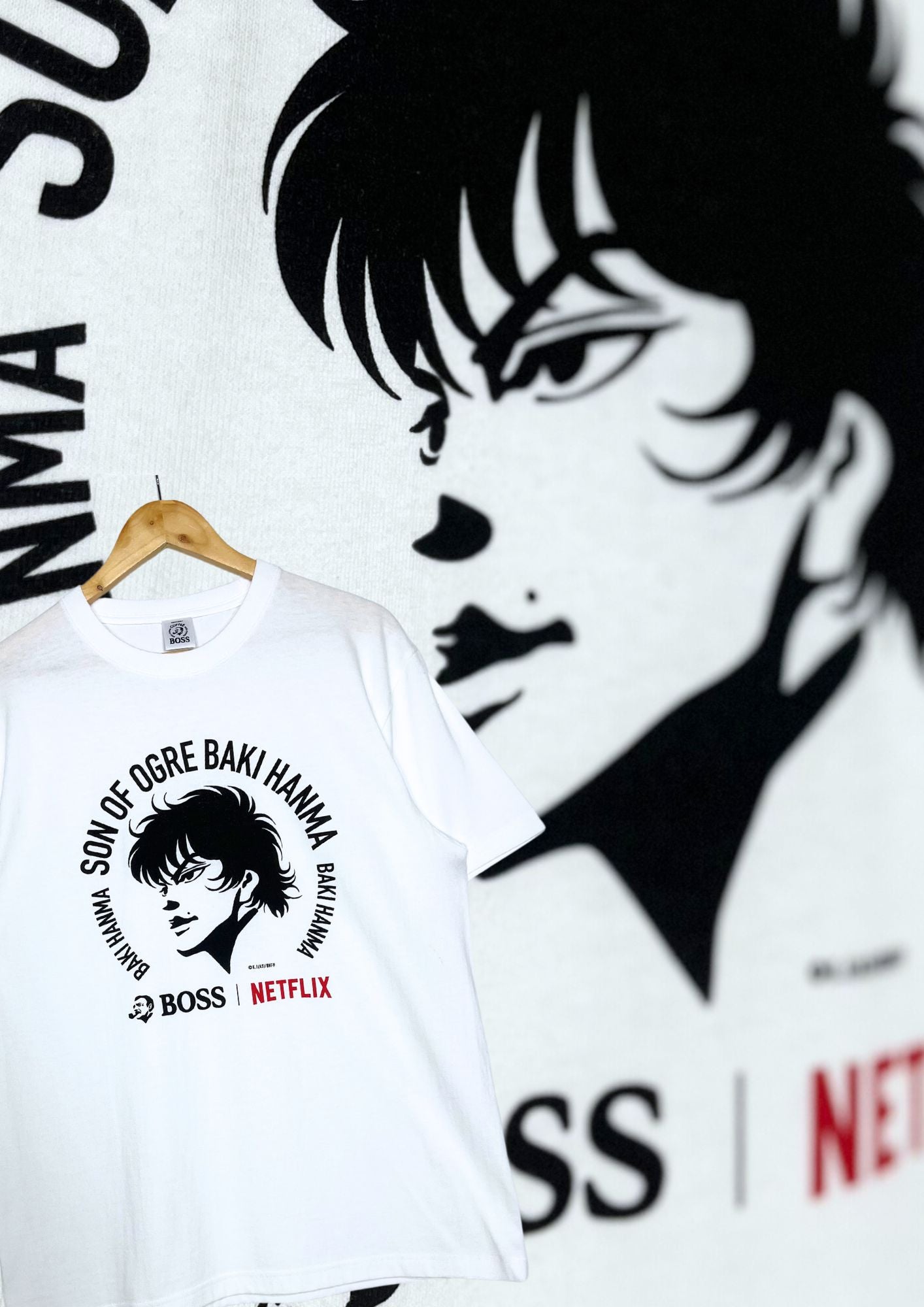 2022 Baki The Grappler x BOSS x Netflix Prize Limited T-shirt