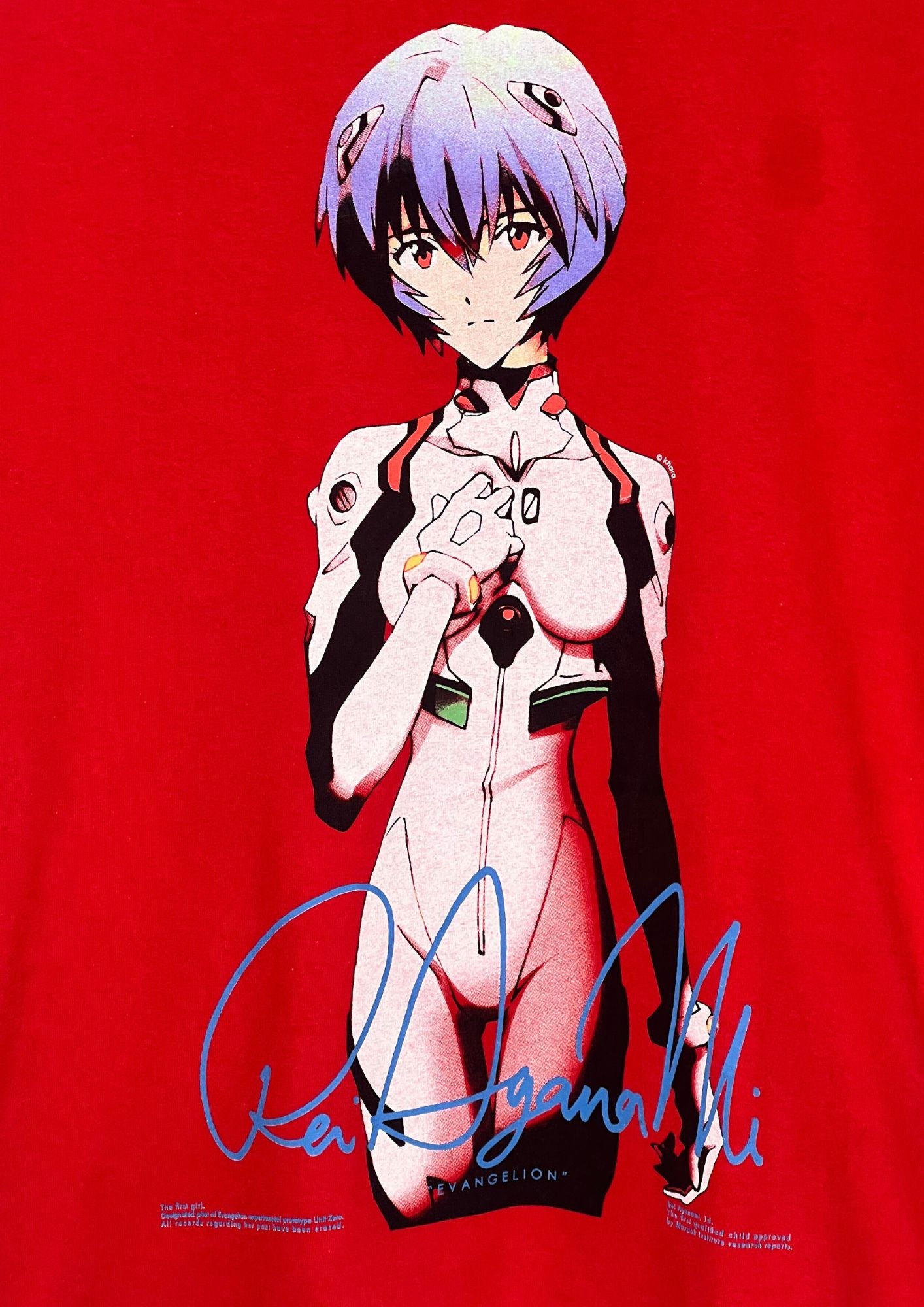 2020 Neon Genesis Evangelion x FLAGSTUFF Rei Ayanami T-shirt