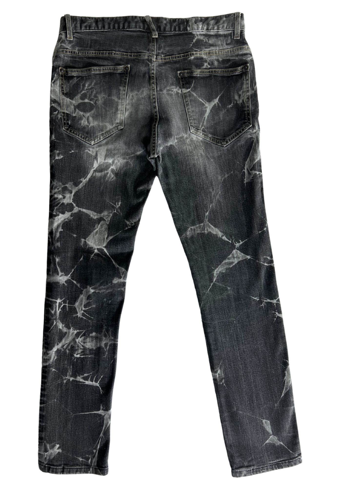 2010s SEMANTIC DESIGN Acid Skinny Jeans (32")