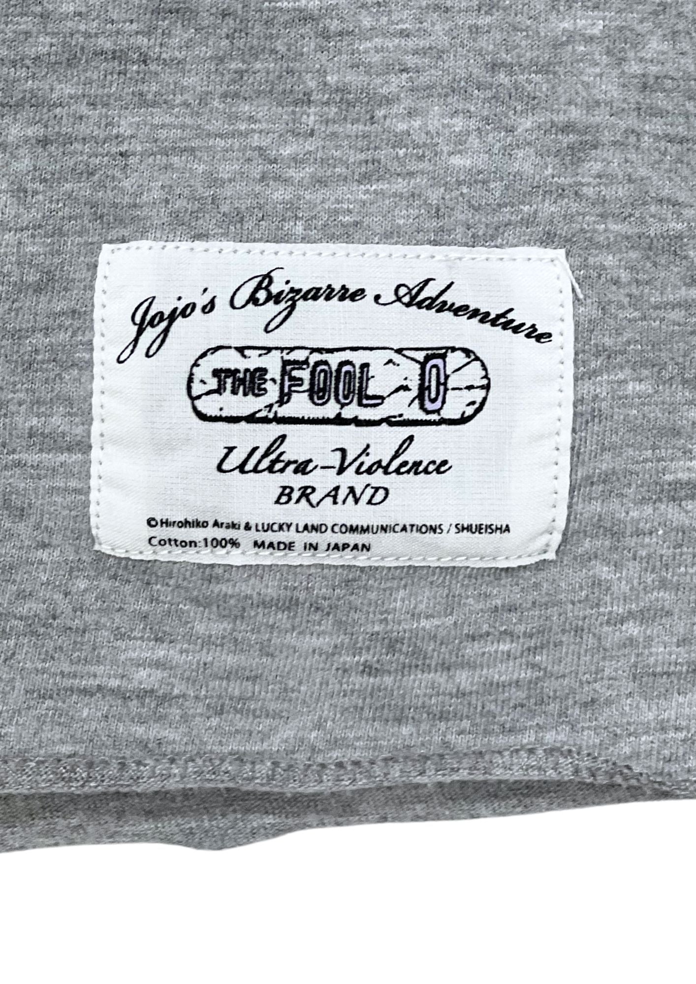 2009 Jojo's Bizarre Adventure x Ultra Violence Iggy and The Fool Reversible T-shirt