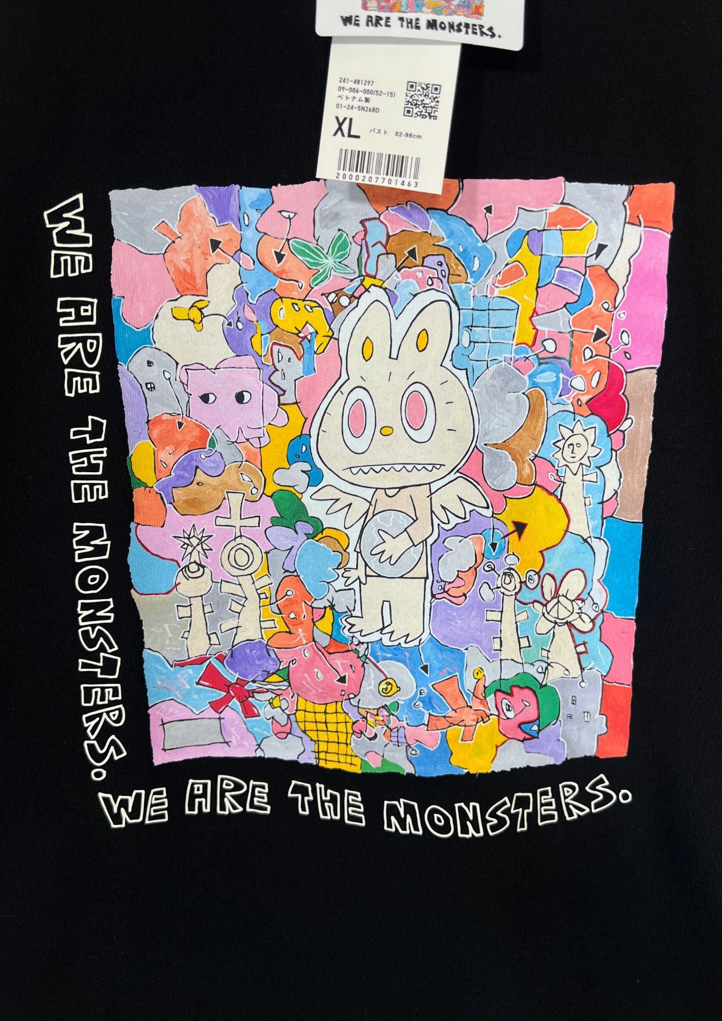 2025  Labubu x UT ‘We Are the Monsters ’ T-shirt (XL)