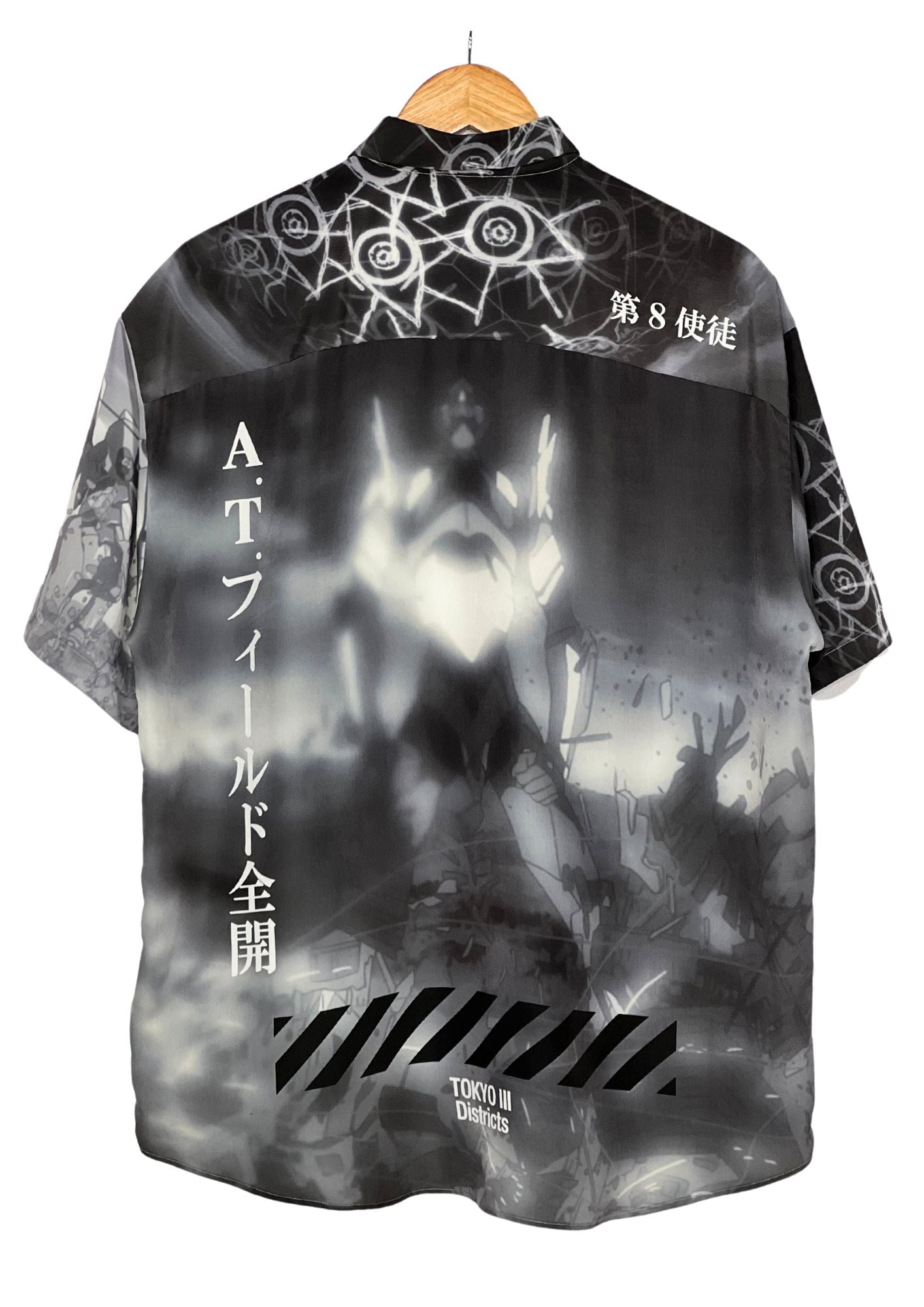 2020 Neon Genesis Evangelion x tk Takeo Kikuchi AT Field Max Button-Up S/S Shirts