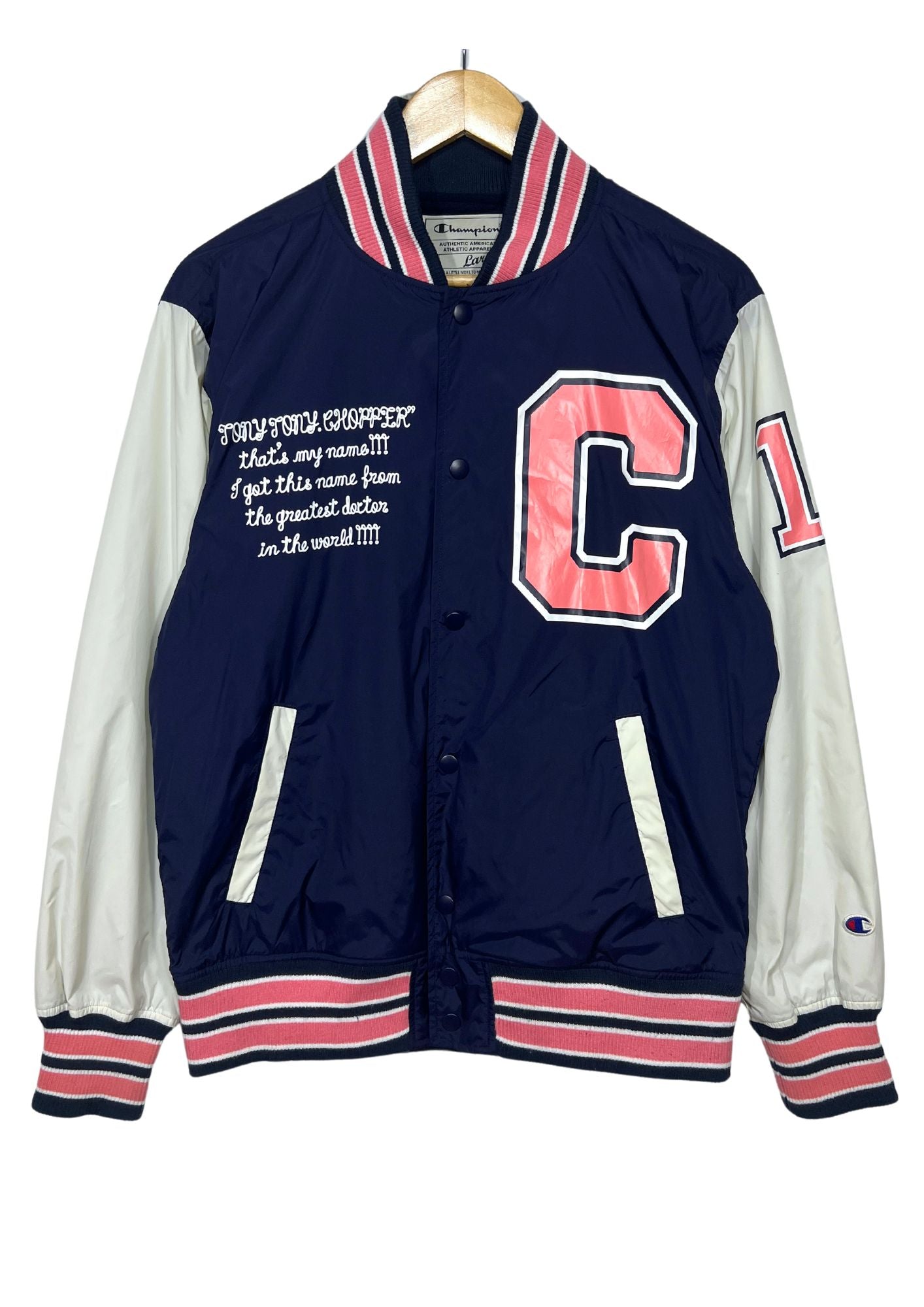 2014 One Piece x Champion 10th Anniversary of Anime 'Tony Tony Chopper' Stadium Jumper (L)