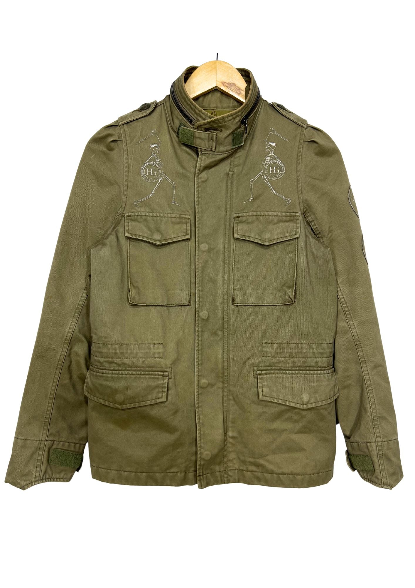 2000s HYSTERIC GLAMOUR Embroidered Military Jacket