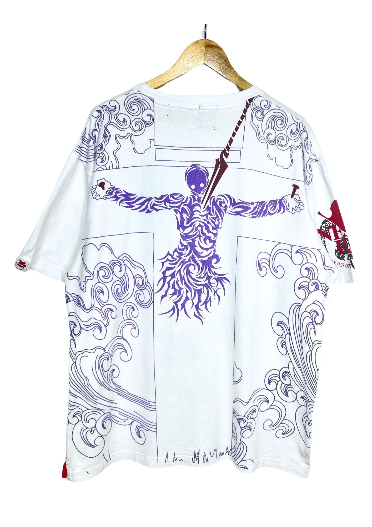 2010s Neon Genesis Evangelion x Nishiki Embroidered Lilith T-shirt