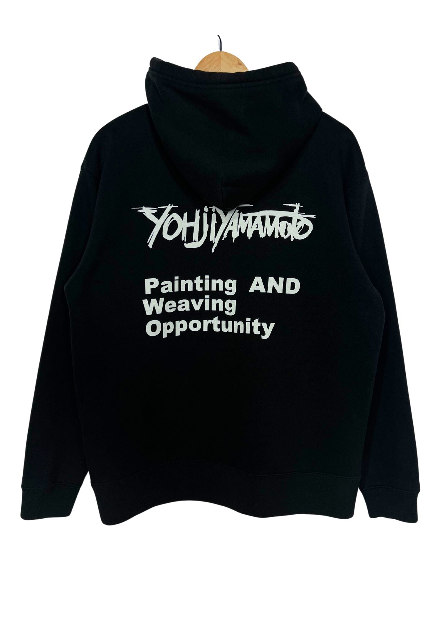 2016 Yohji Yamamoto POUR HOMME x Yuuka Asakura Painting and Weaving Opportunity Exhibition Limited Hoodie