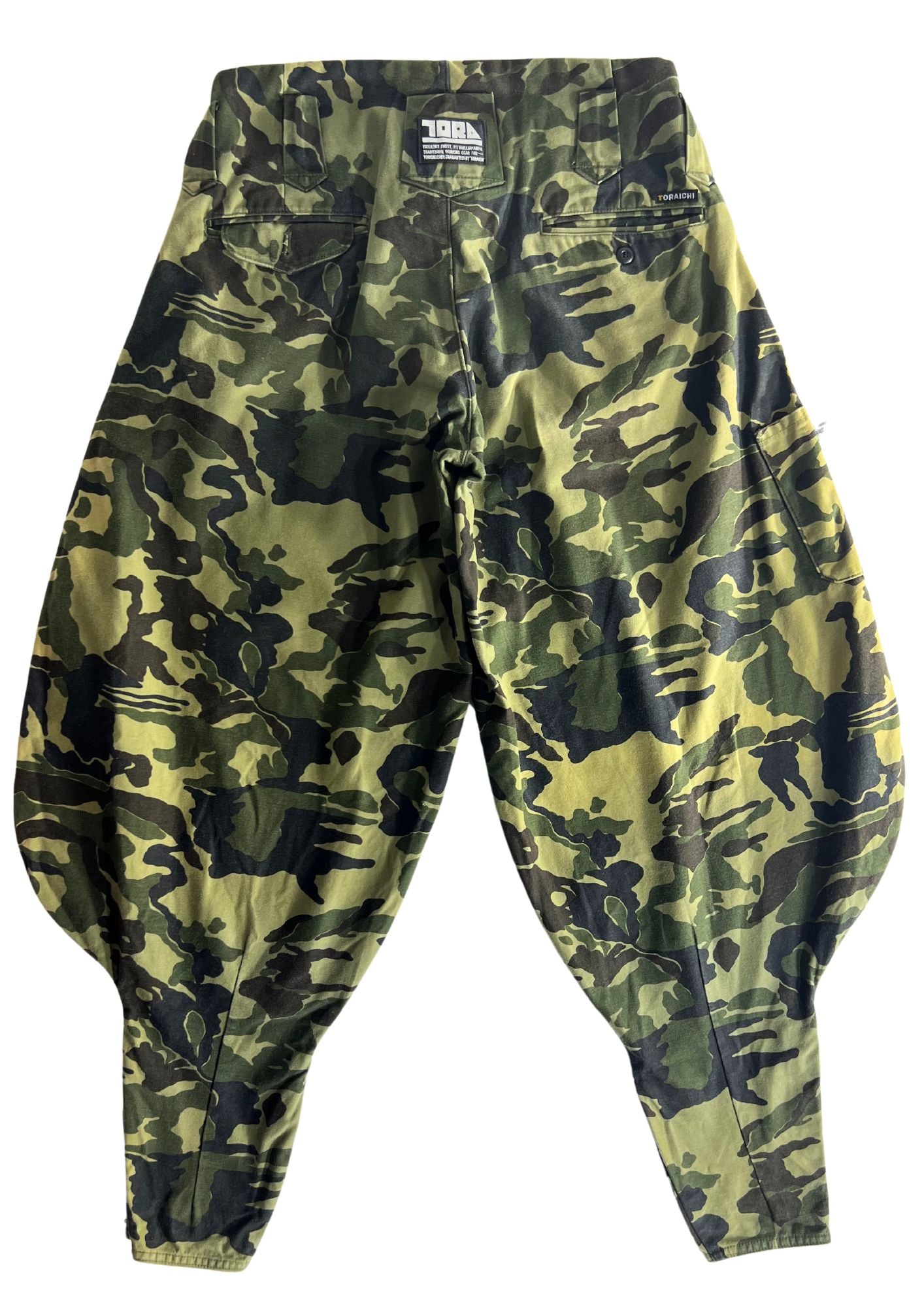 2010s TORAICHI Japanese Tobishozoku Camo Baggy Pants (32")