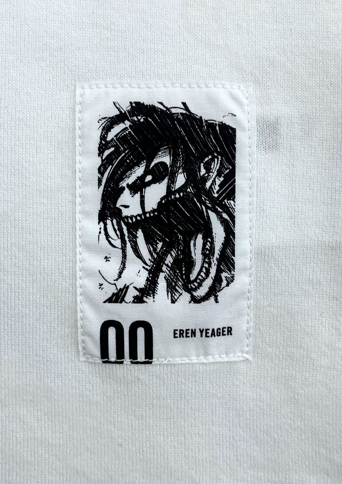 2015 Attack on Titan x ANREALGE Erin Yeager 00 UV Print Changing Colour T-shirt