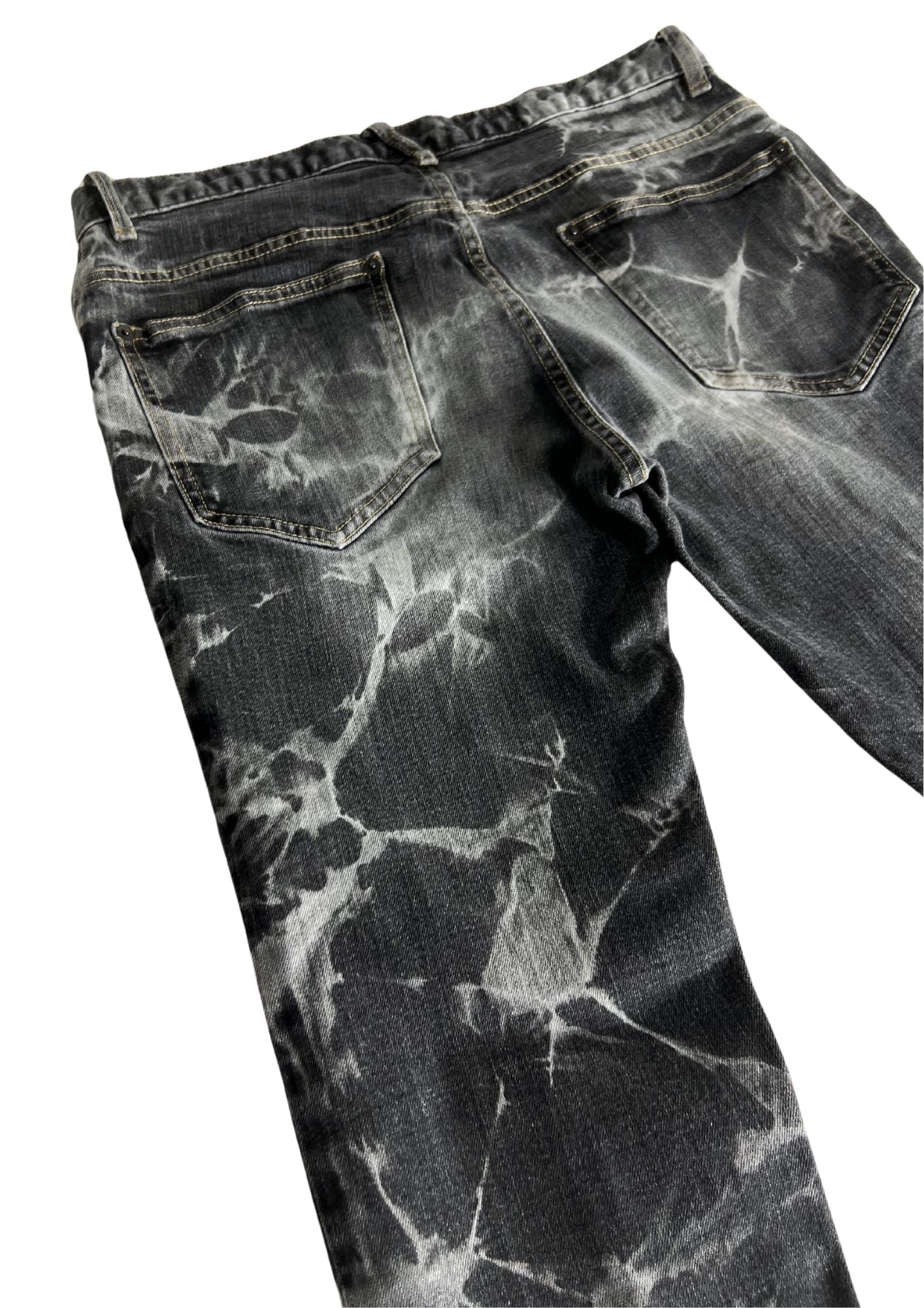 2010s SEMANTIC DESIGN Acid Skinny Jeans (32")