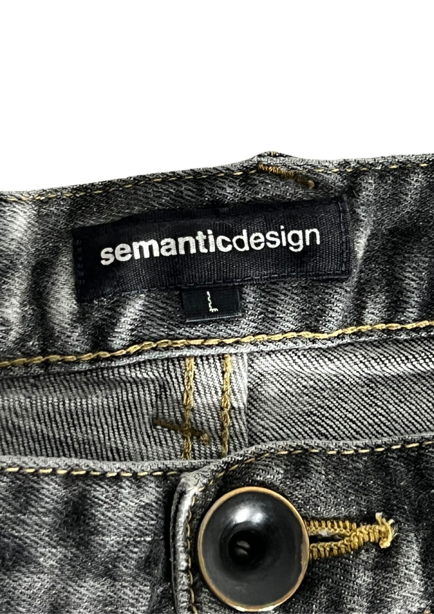 2010s SEMANTIC DESIGN Acid Skinny Jeans (32")