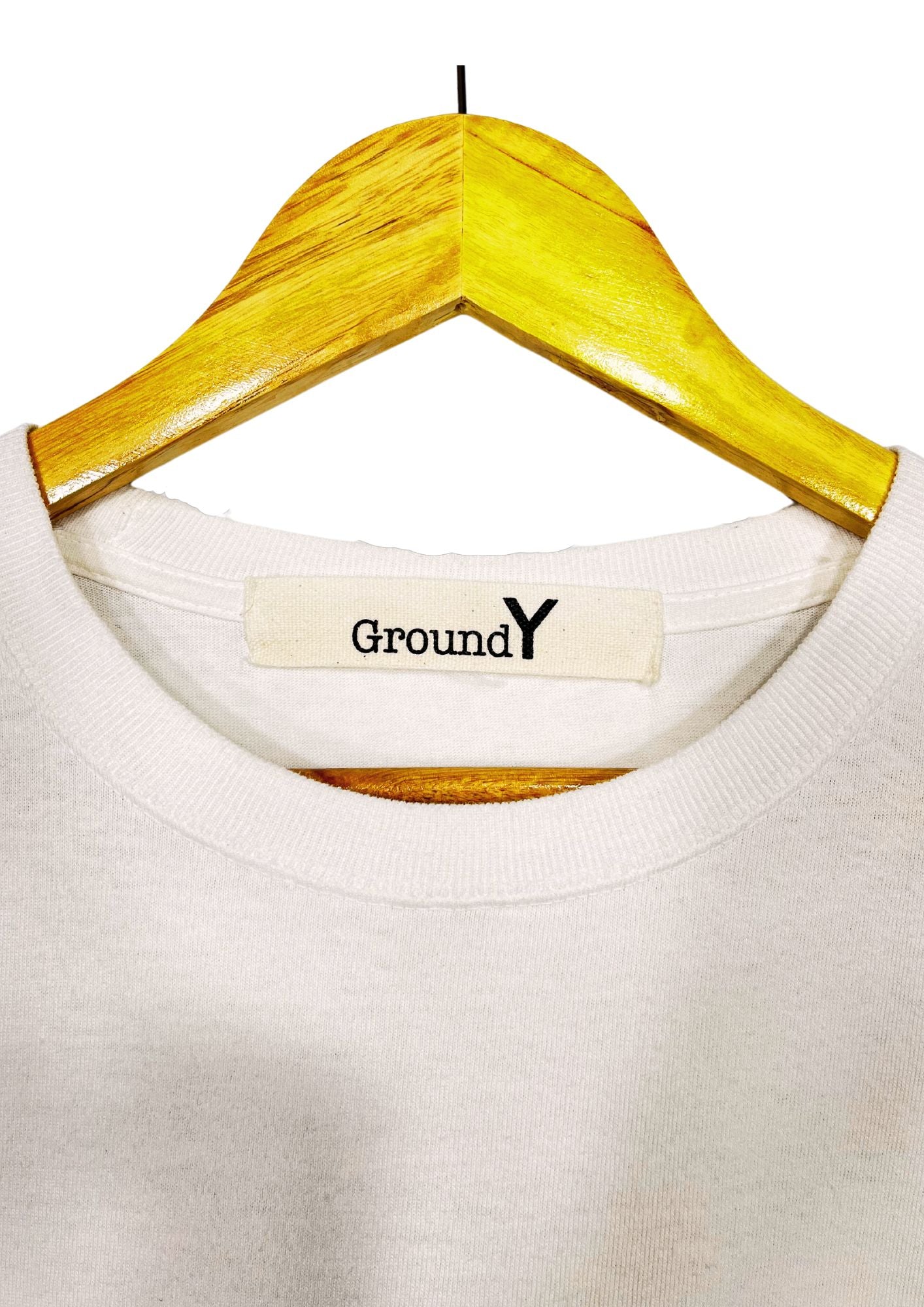 2019 One piece x Ground Y Yohji Yamamoto Logo T-shirt