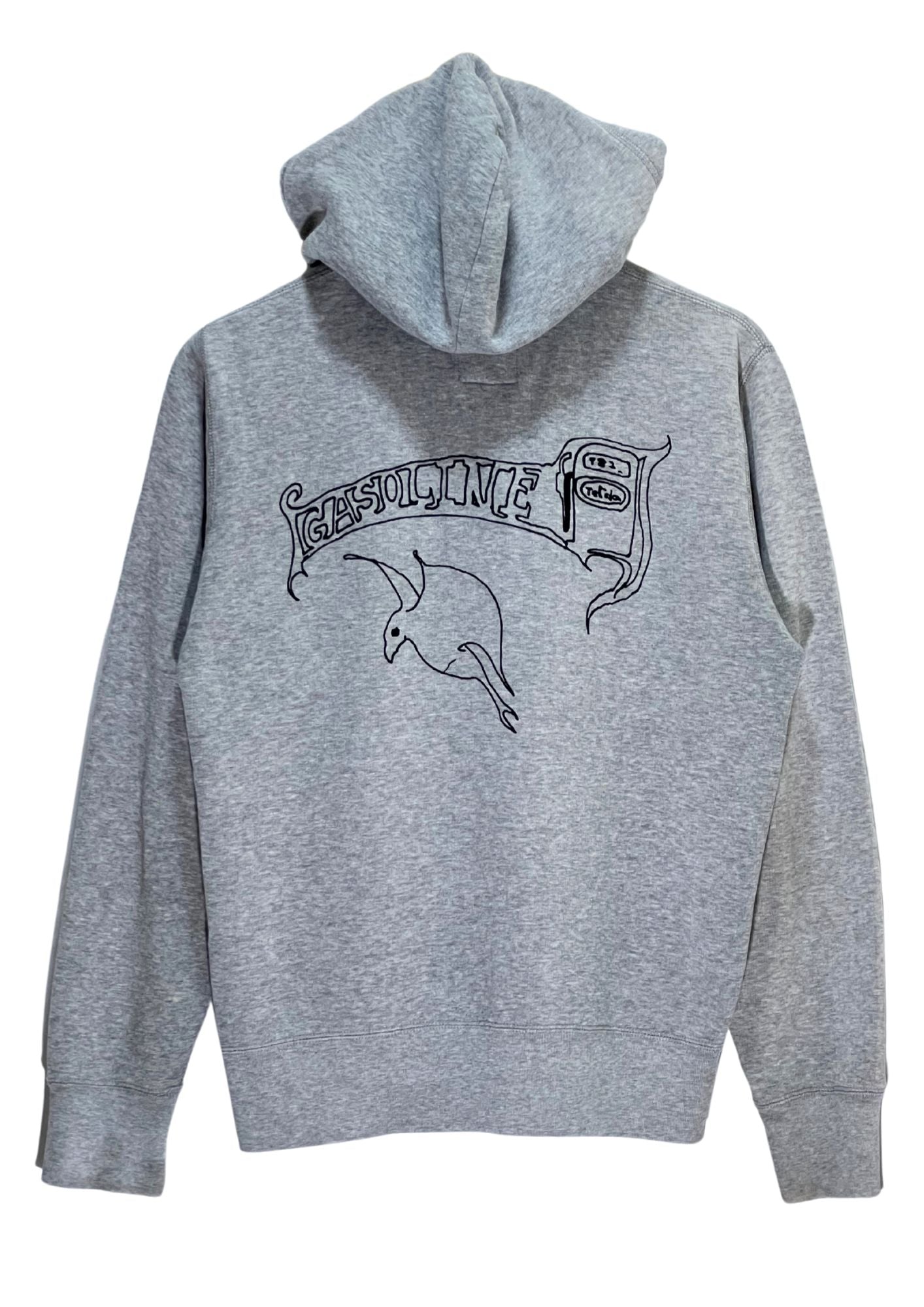 2009 KENICHI ASAI x UT 'Gasoline' Japanese Band Zip-Up Hoodie (S-M)