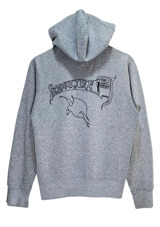 2009 KENICHI ASAI x UT 'Gasoline' Japanese Band Zip-Up Hoodie (S-M)