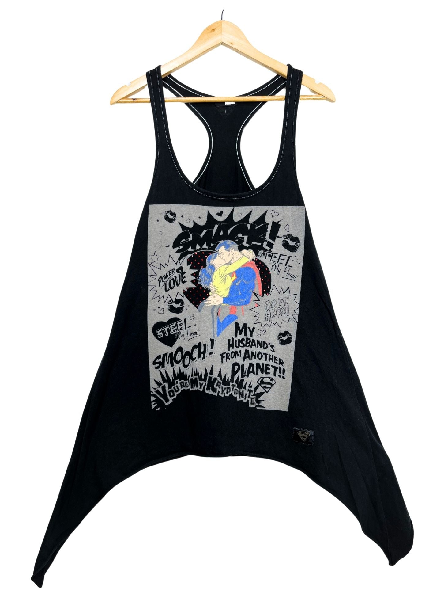 2000s Vintage GLAD NEWS 'Superman' Singlet (Ladies M)