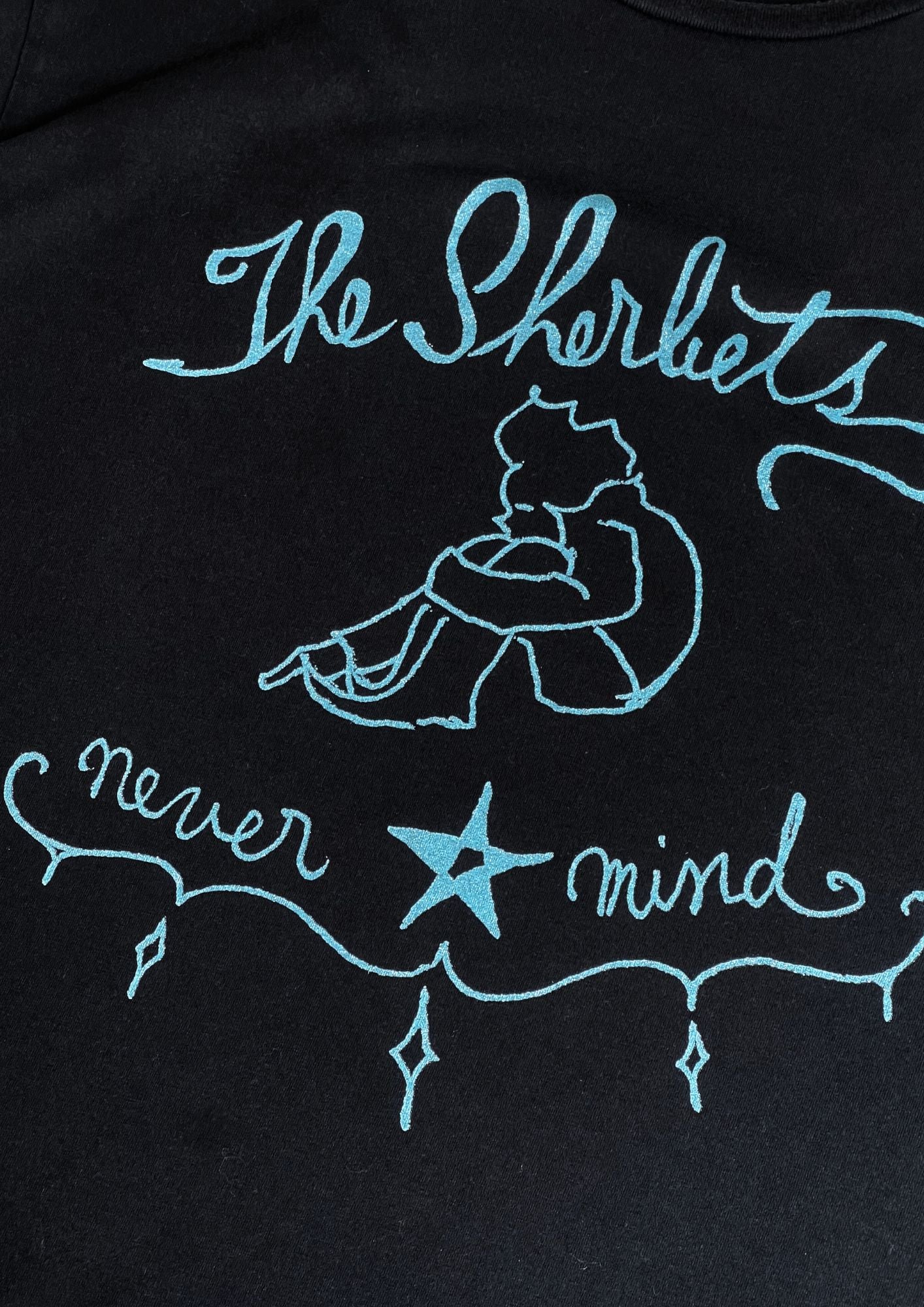 2010s THE SHERBETS 'Nevermind' Japanese Band T-shirt (M)