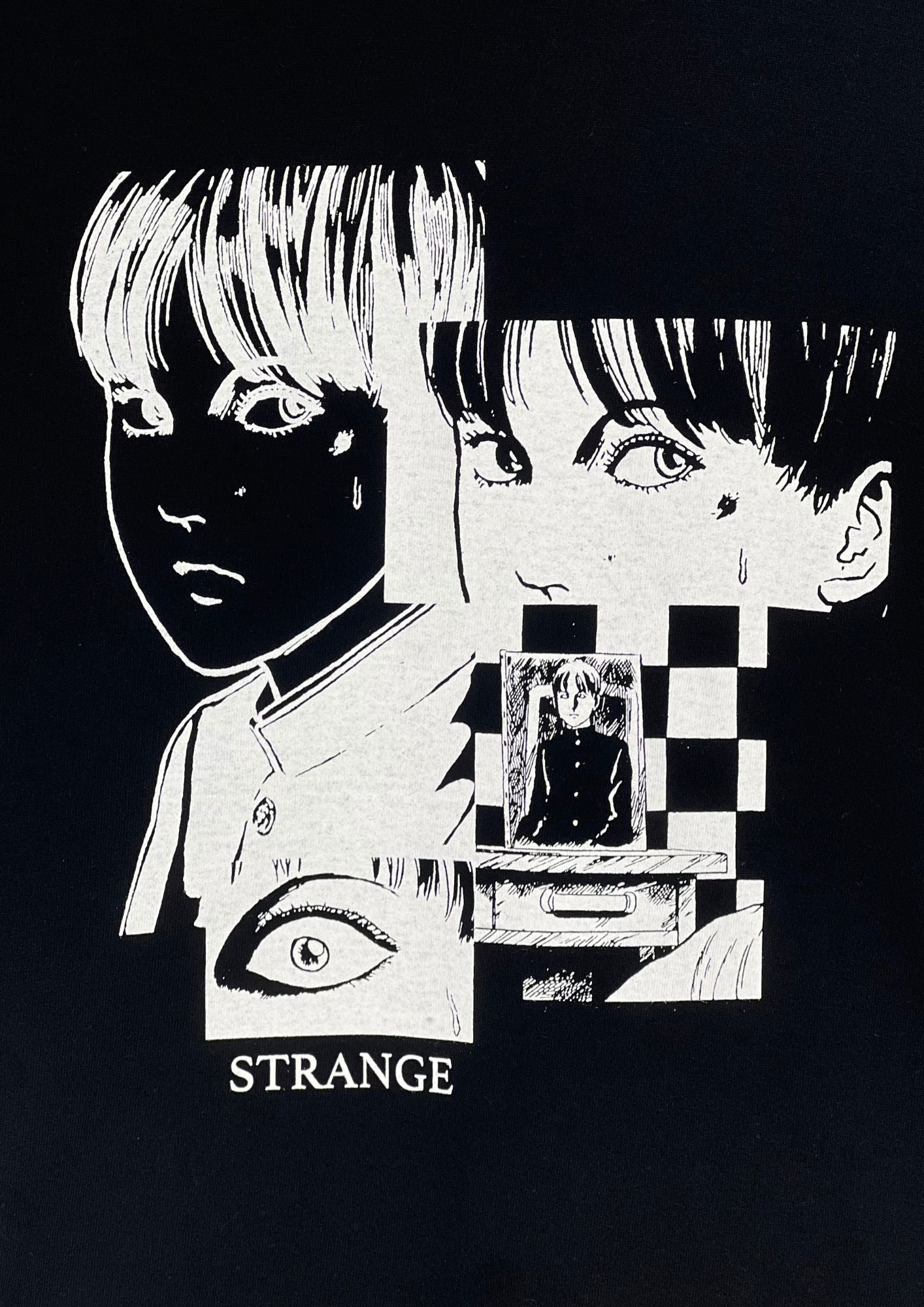 2020 Junji Ito 'Strange' x RE: SHAZAM T-shirt