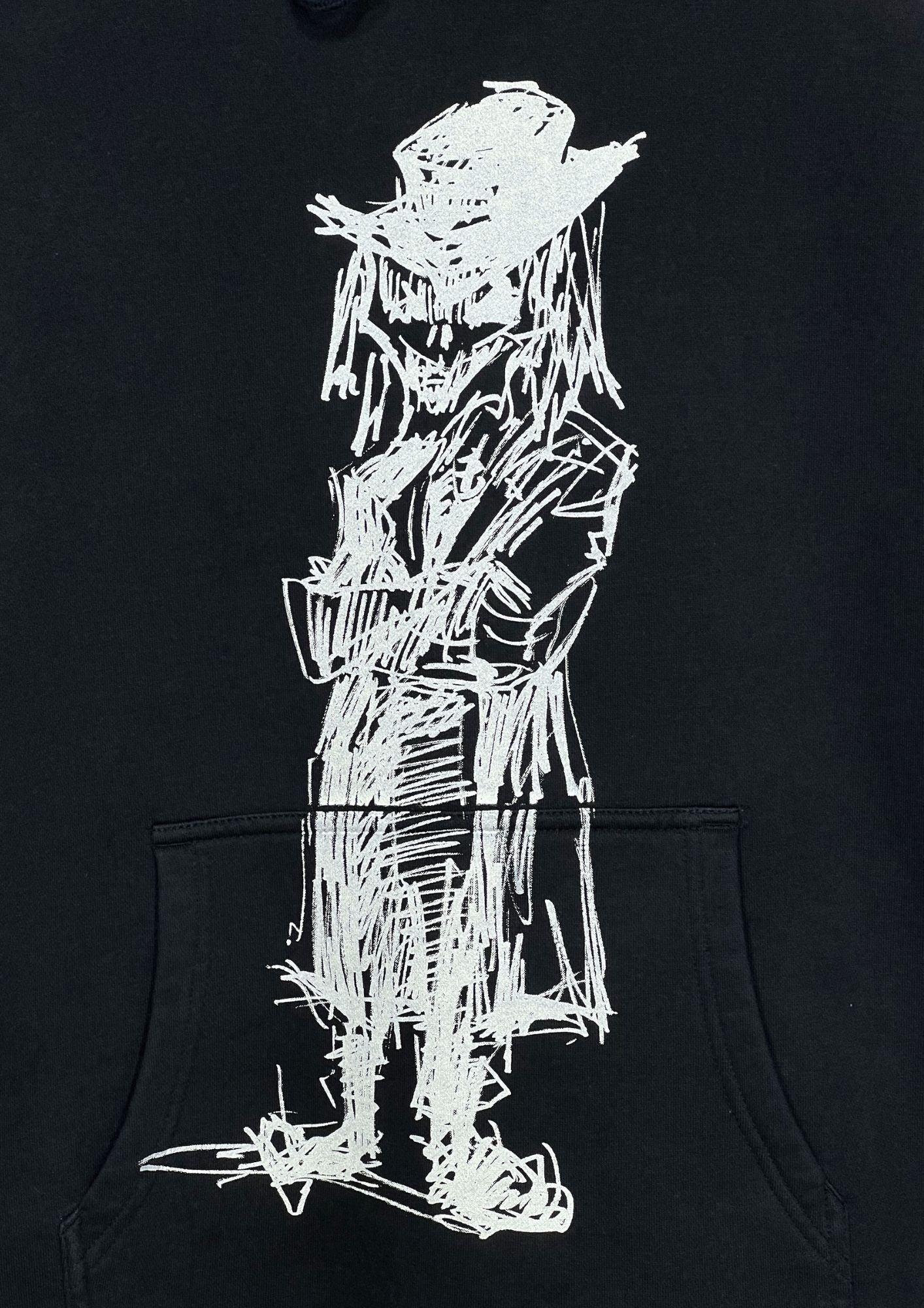 2016 Yohji Yamamoto POUR HOMME x Yuuka Asakura Painting and Weaving Opportunity Exhibition Limited Hoodie