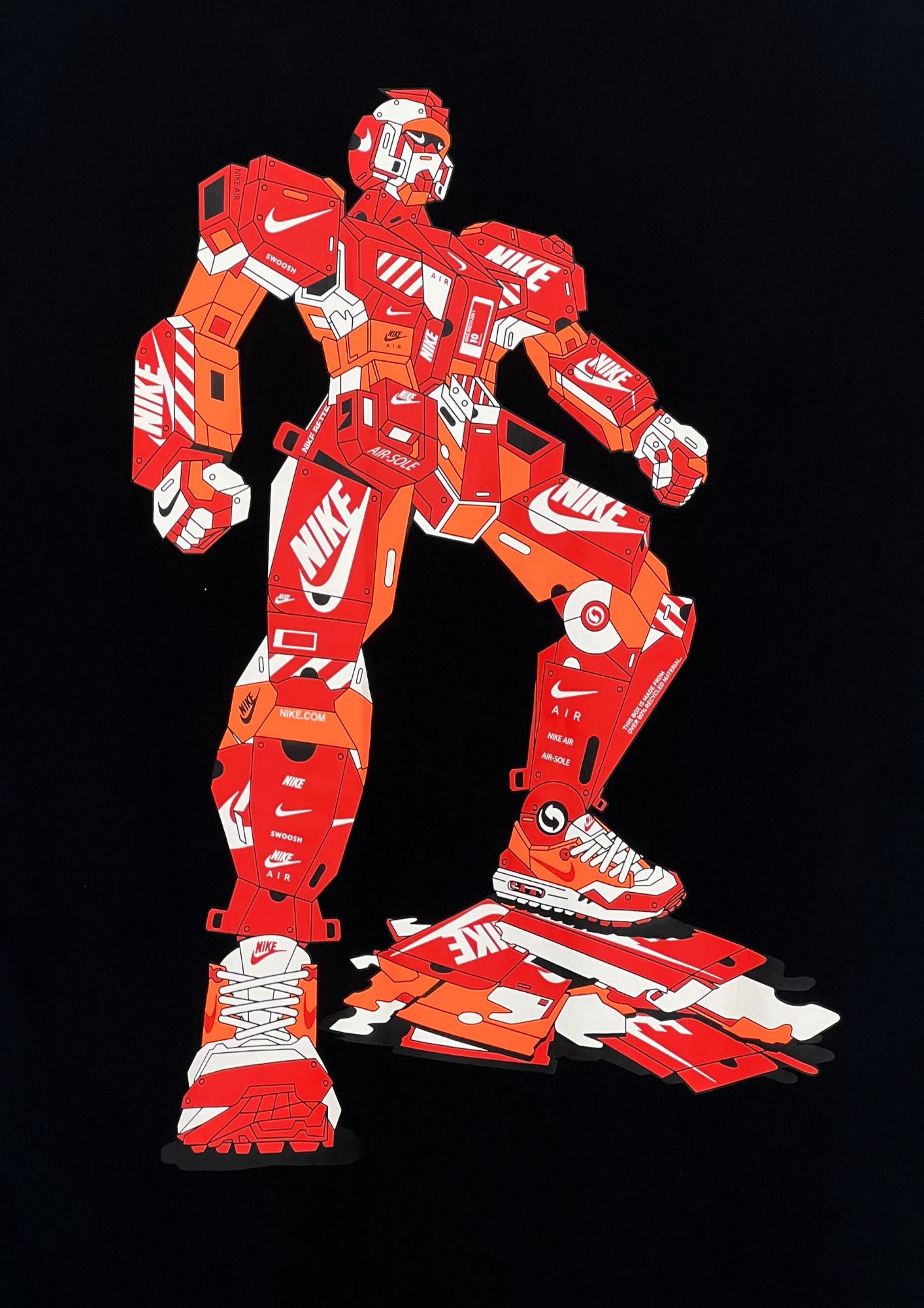 2021 Mobile Suit Gundam x Nike Air Max 'Sneaker Gundam' T-shirt (M-S)