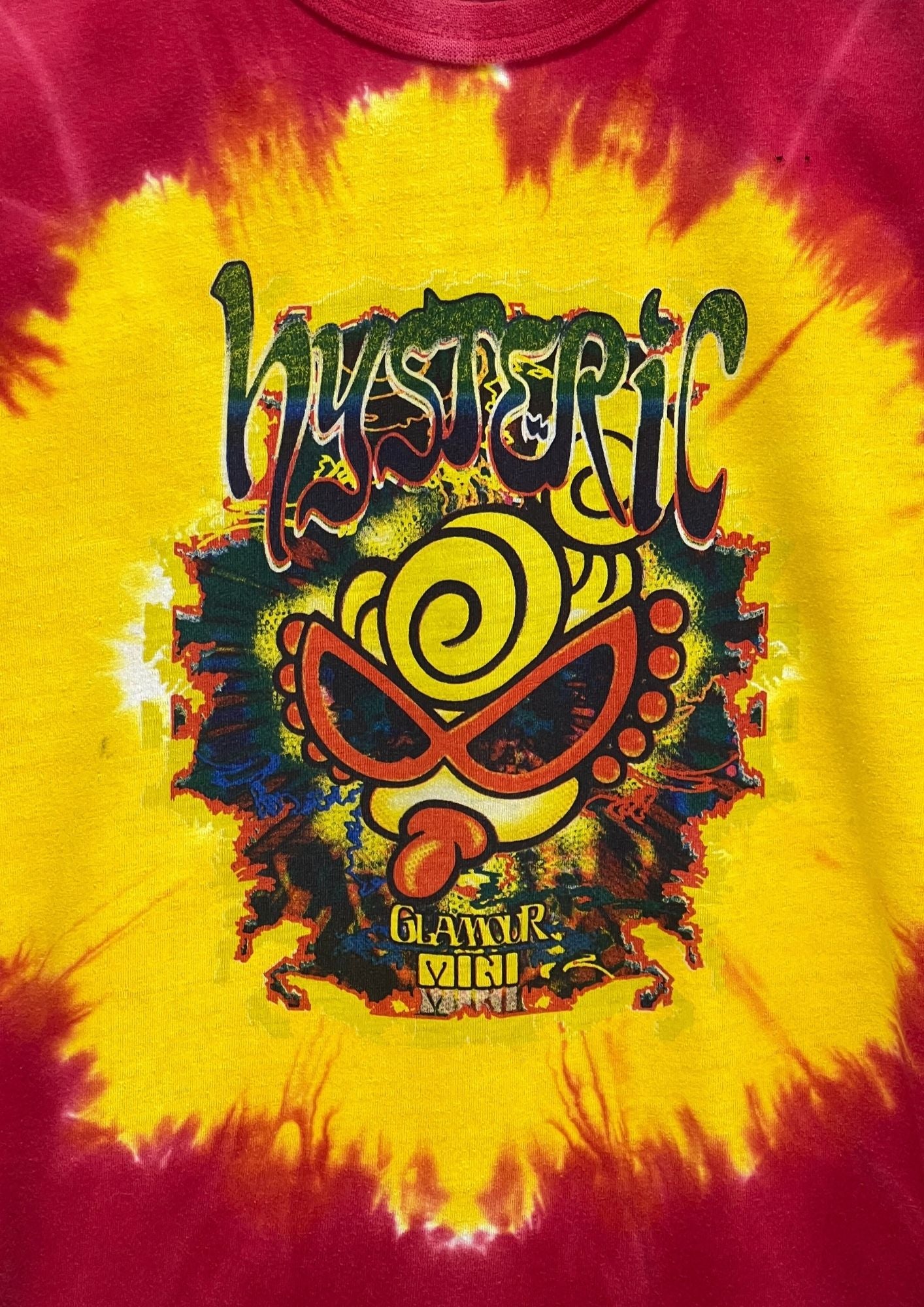 Y2K HYSTERIC MINI by HYSTERIC GLAMOUR Tie Dye Baby Tee (Ladies M)