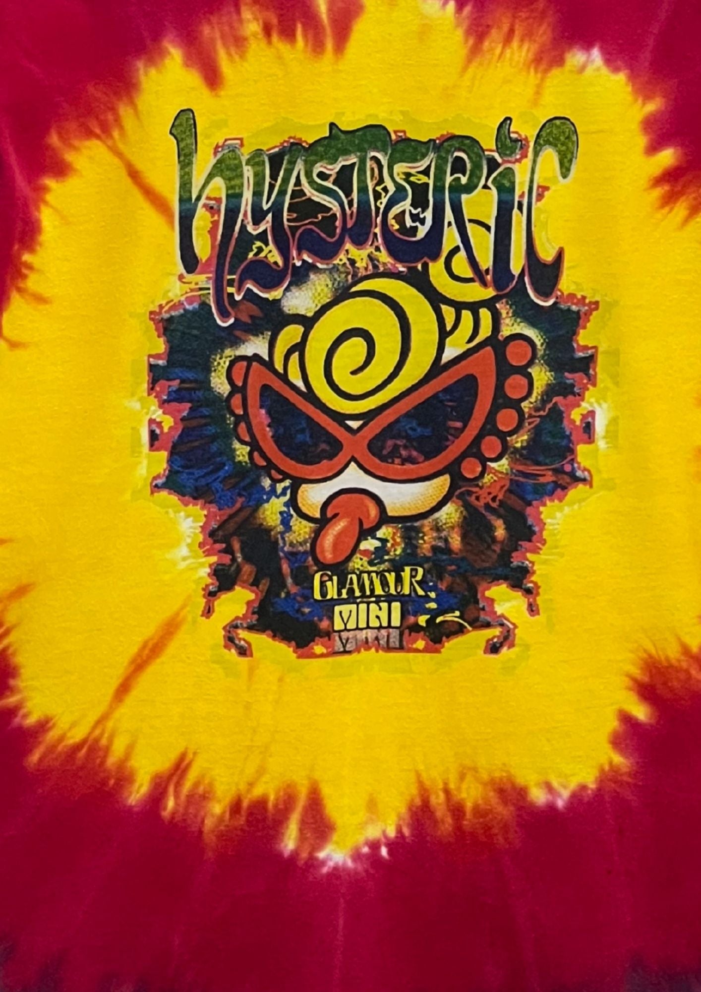 Y2K HYSTERIC MINI by HYSTERIC GLAMOUR Tie Dye Baby Tee (Ladies M)