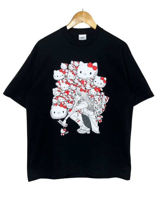 2024 Junji Ito x Hello Kitty Pop-Up Store Limited 'Tomie and Hello Kitty' T-shirt (M-L)