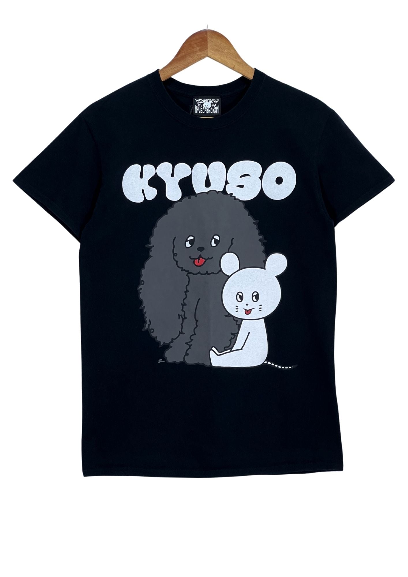 2018 KYUSO NEKOKAMI 'Poodle & Mouse' Japanese Band T-shirt (S)