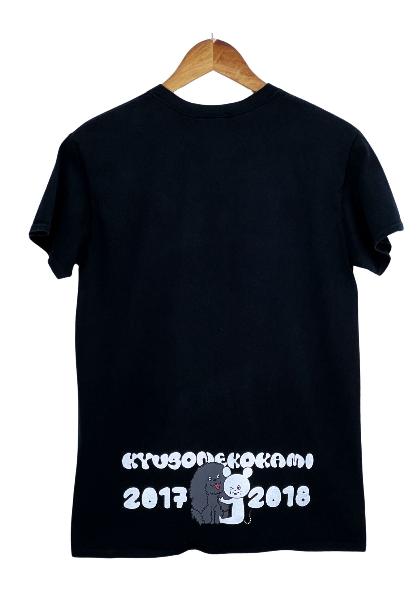 2018 KYUSO NEKOKAMI 'Poodle & Mouse' Japanese Band T-shirt (S)