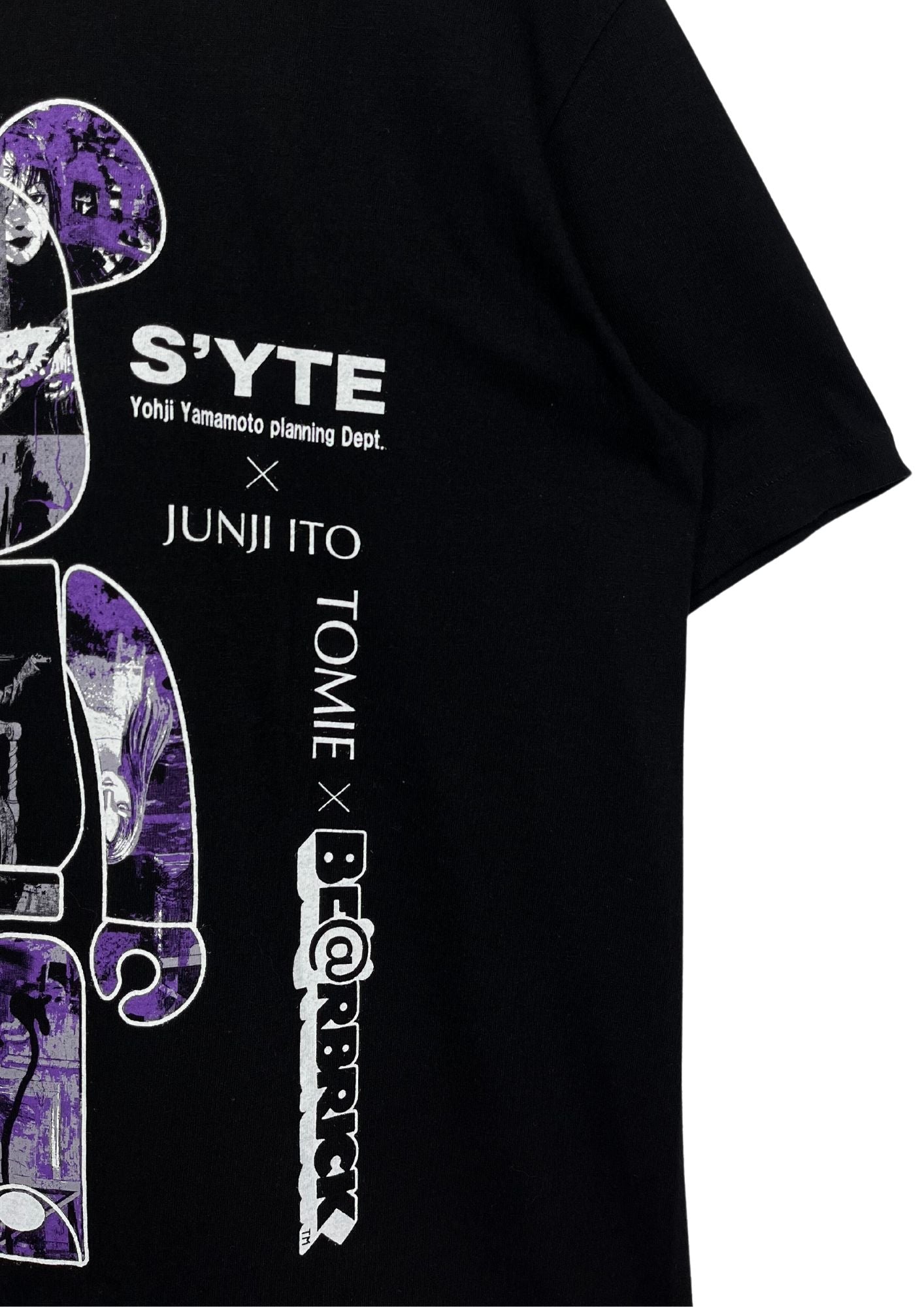 Junji Ito x S'YTE Yohji Yamamoto x BE@RBRICK Tomie T-shirt