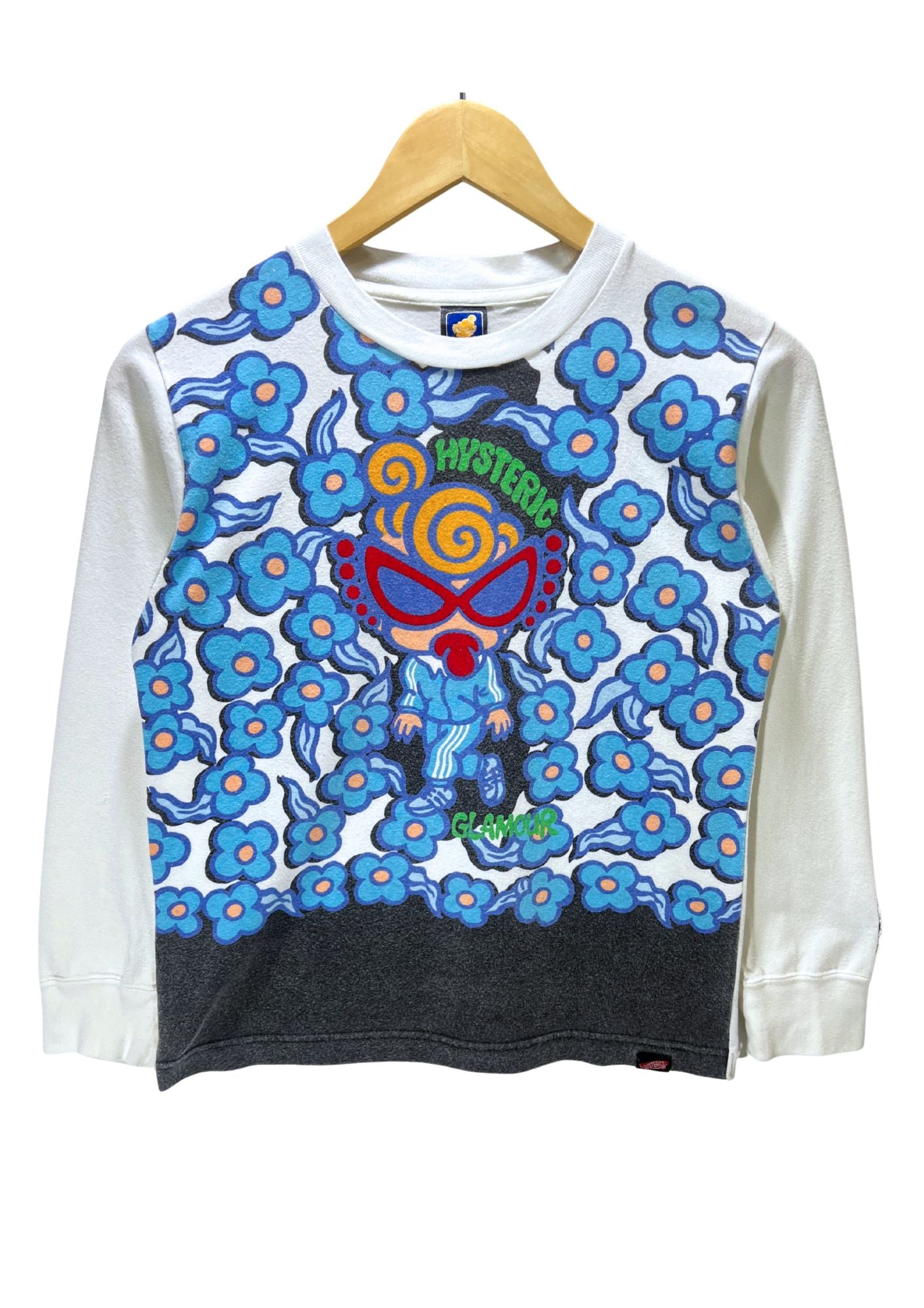 2000s HYSTERIC GLAMOUR Baby Blue Baby L/S Tee