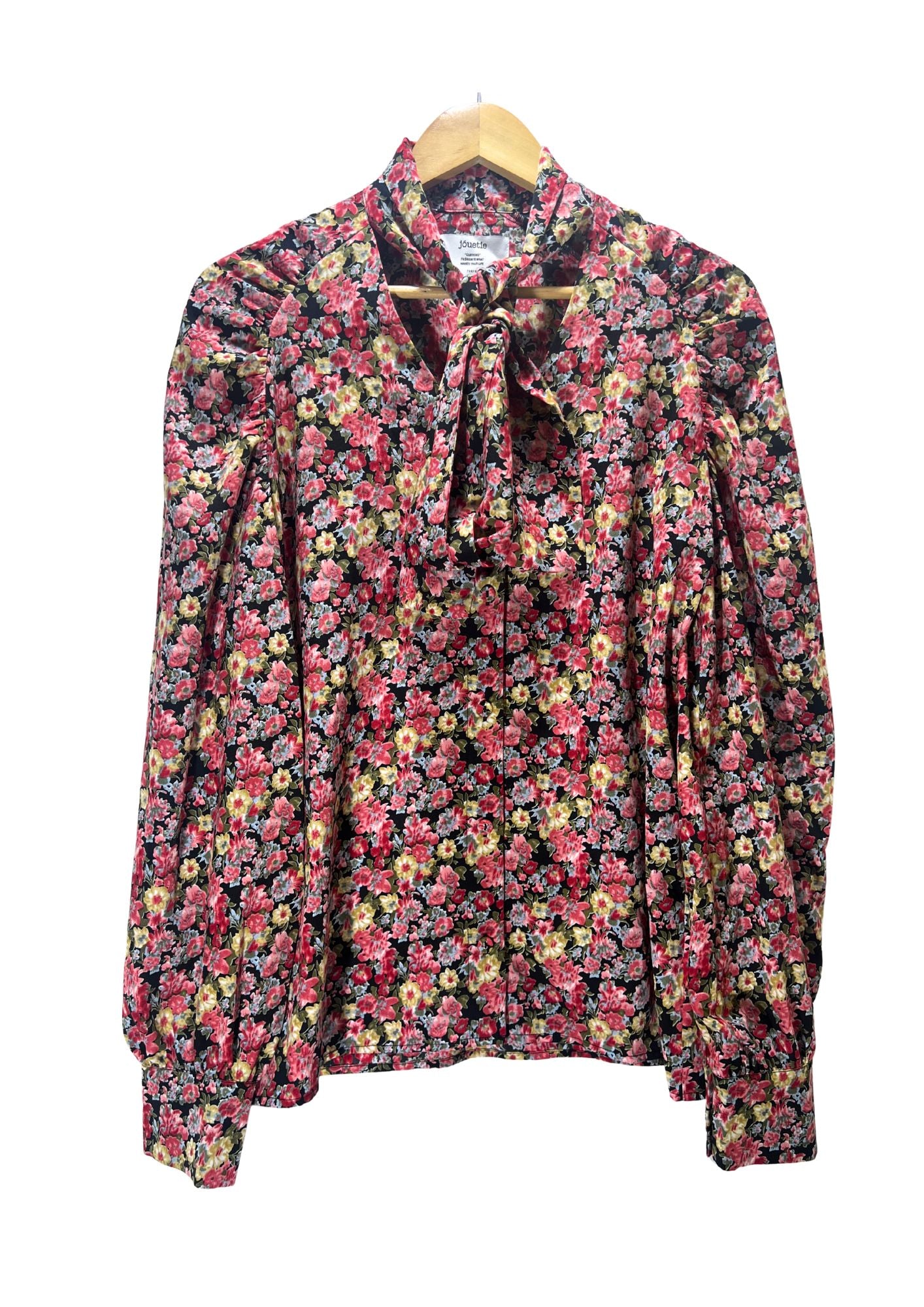 jouetie Japanese Brand Bowtie Vintage Style Shirts (Ladies M)