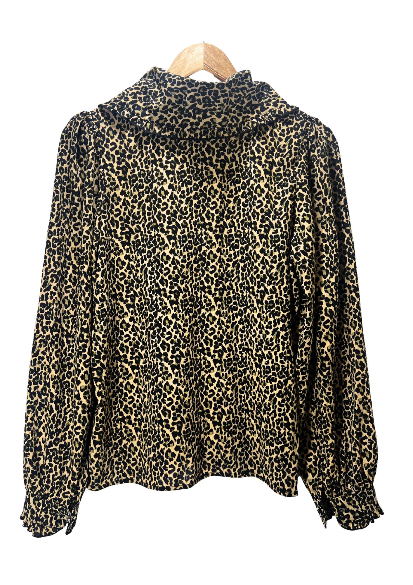 jouetie Japanese Brand Leopard Pattern Shirts (Ladies M-S)