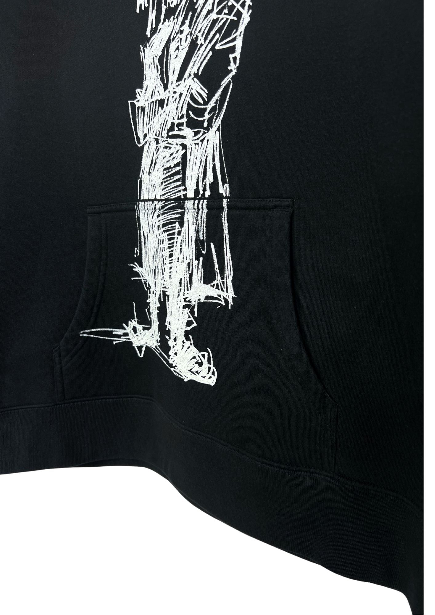 2016 Yohji Yamamoto POUR HOMME x Yuuka Asakura Painting and Weaving Opportunity Exhibition Limited Hoodie