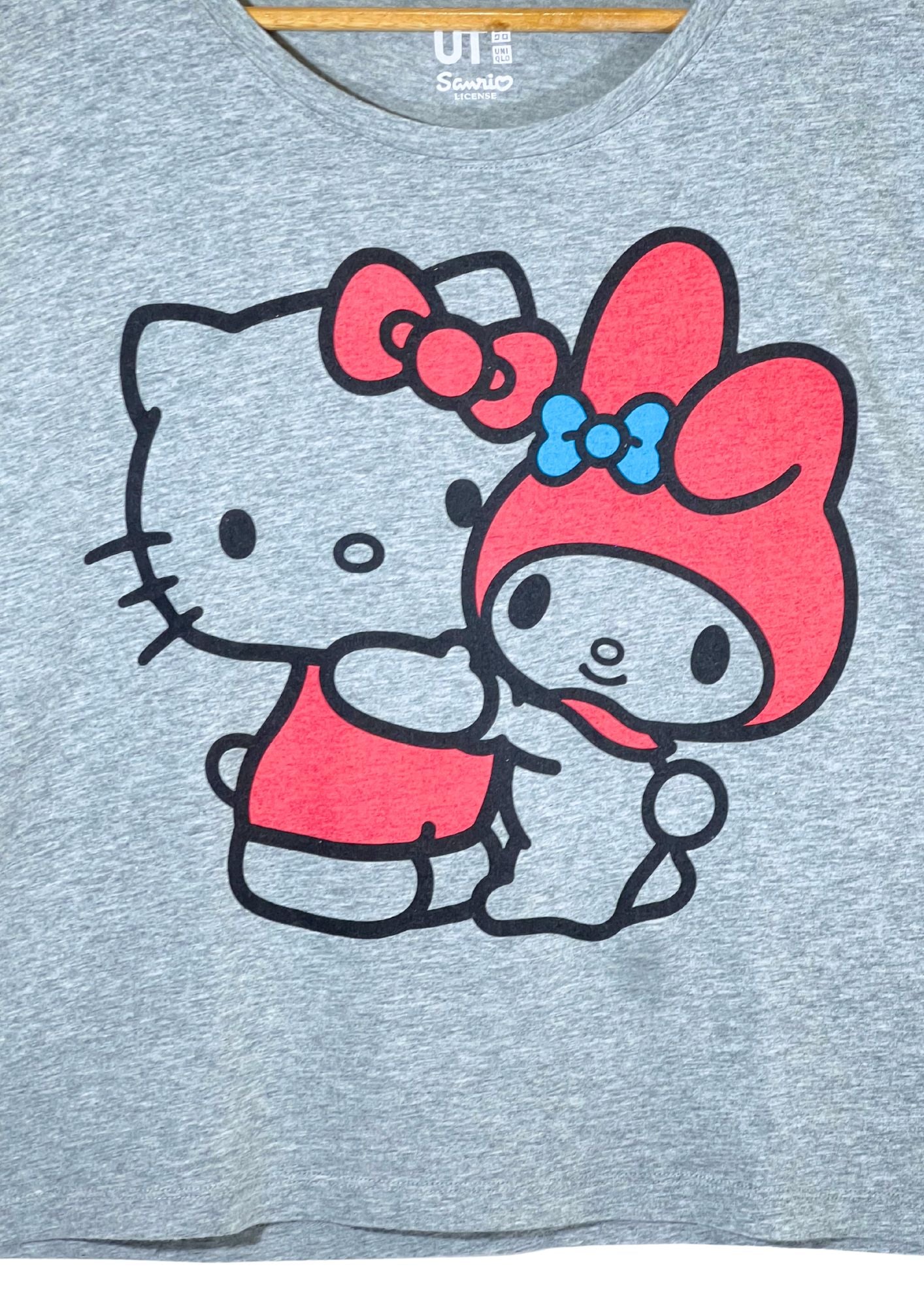 2014 Sanrio Hello Kitty x UT 'Hello Kitty & My Melody' Oversize Boxy T-shirt (Ladies M)