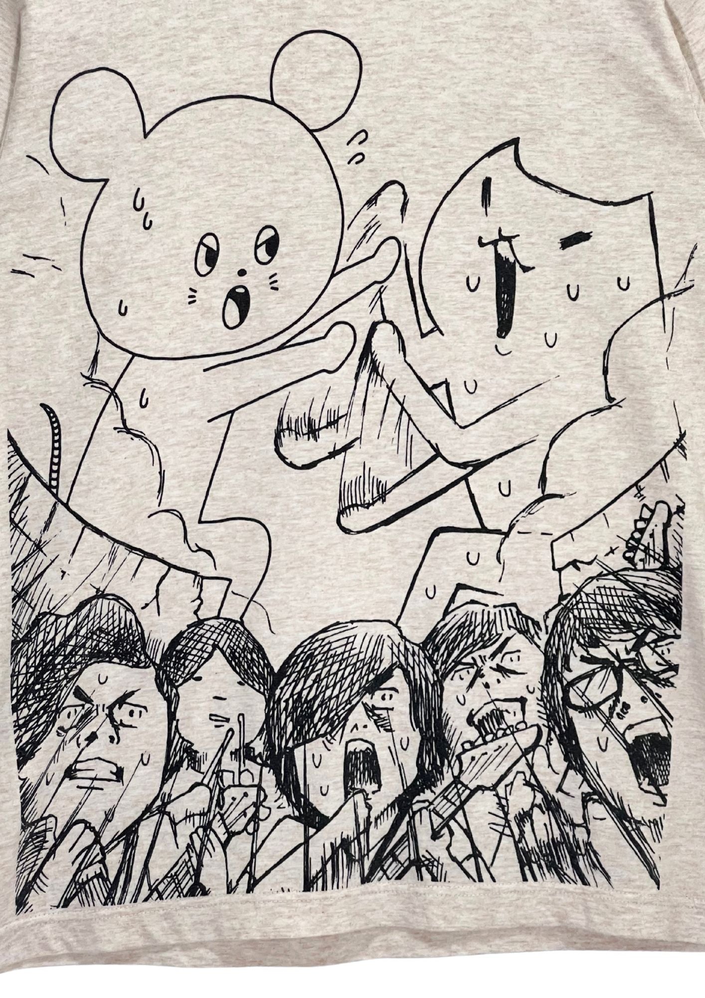 KYUSO NEKOKAMI 'Manga Style' Japanese Band T-shirt (S)