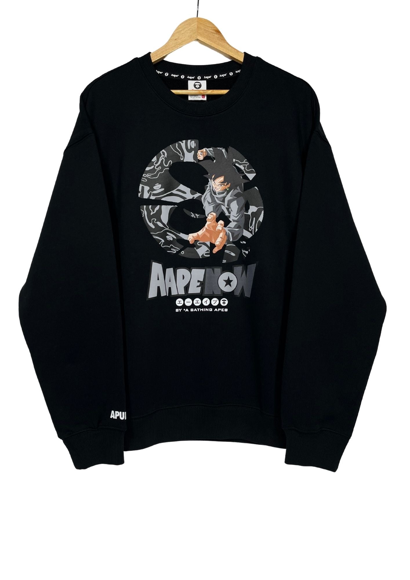 Dragon Ball Super x AAPE Goku Black Sweatshirt