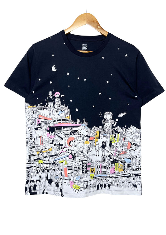 2021 Taiyo Matsumoto Tekkonkinkreet  x Graniph 'Treasure Town' T-shirt (S)