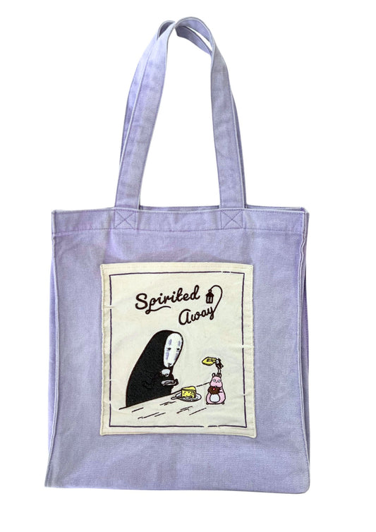 2022 Spirited Away x Studio Ghibli Official 'Tea at Zeniba's' Embroidered Tote Bag