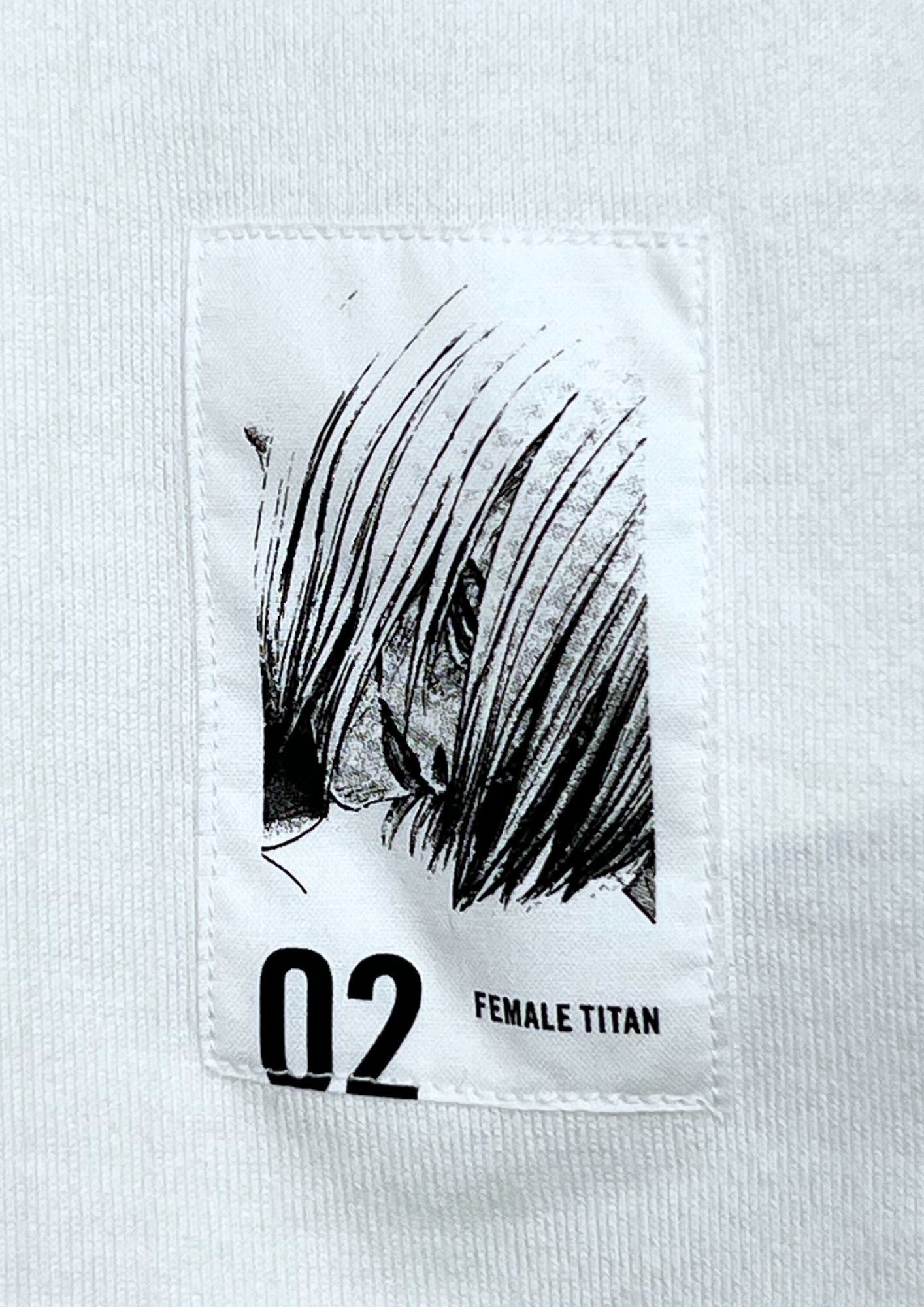 Attack on Titan x ANREALGE Female Titan 02 UV Print Changing Colour T-shirt