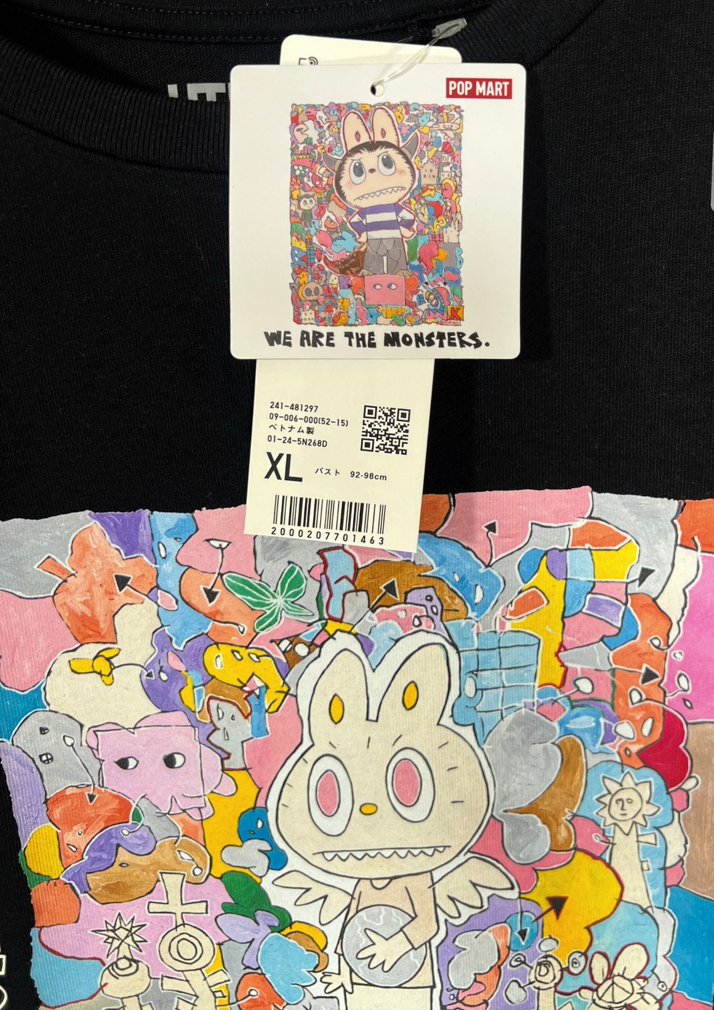 2025  Labubu x UT ‘We Are the Monsters ’ T-shirt (XL)