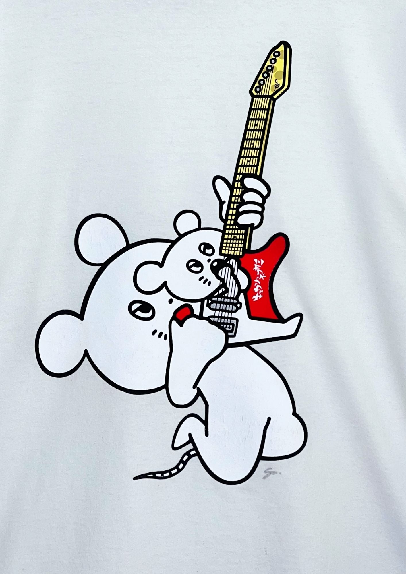KYUSO NEKOKAMI 'Jimmy Hendrix' Japanese Band T-shirt (XL)