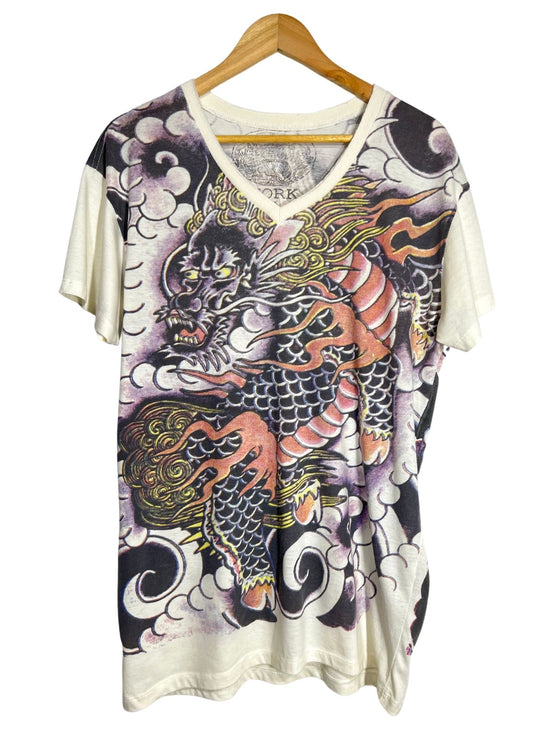 Japanese art WORK 'Dragon' T-shirt