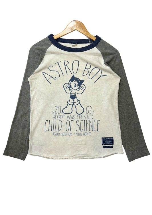 Astro Boy x NEEDELE WORK 'Seven Secret Powers of Astro Boy' L/S Raglan Shirt (S)