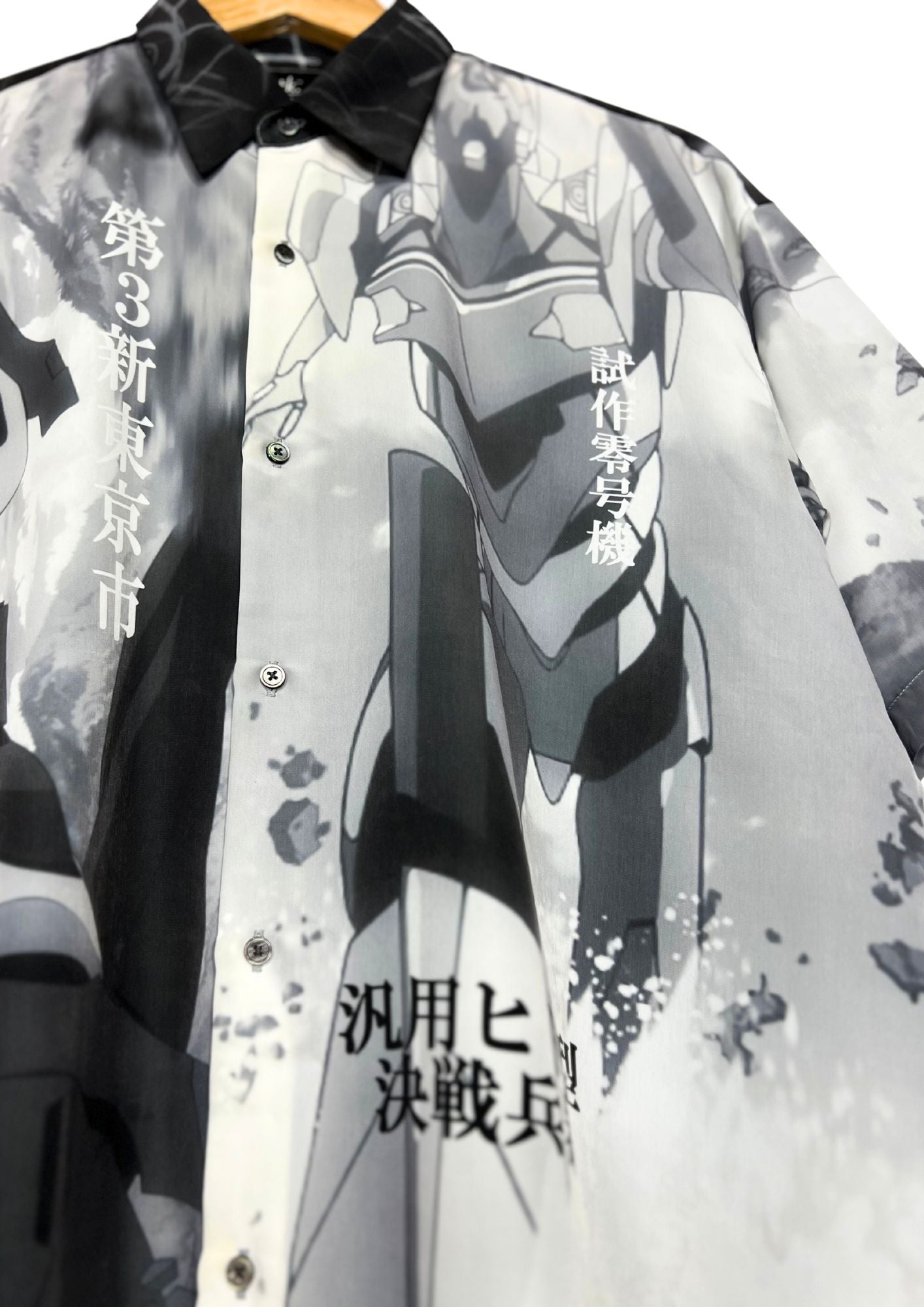 2020 Neon Genesis Evangelion x tk Takeo Kikuchi AT Field Max Button-Up S/S Shirts